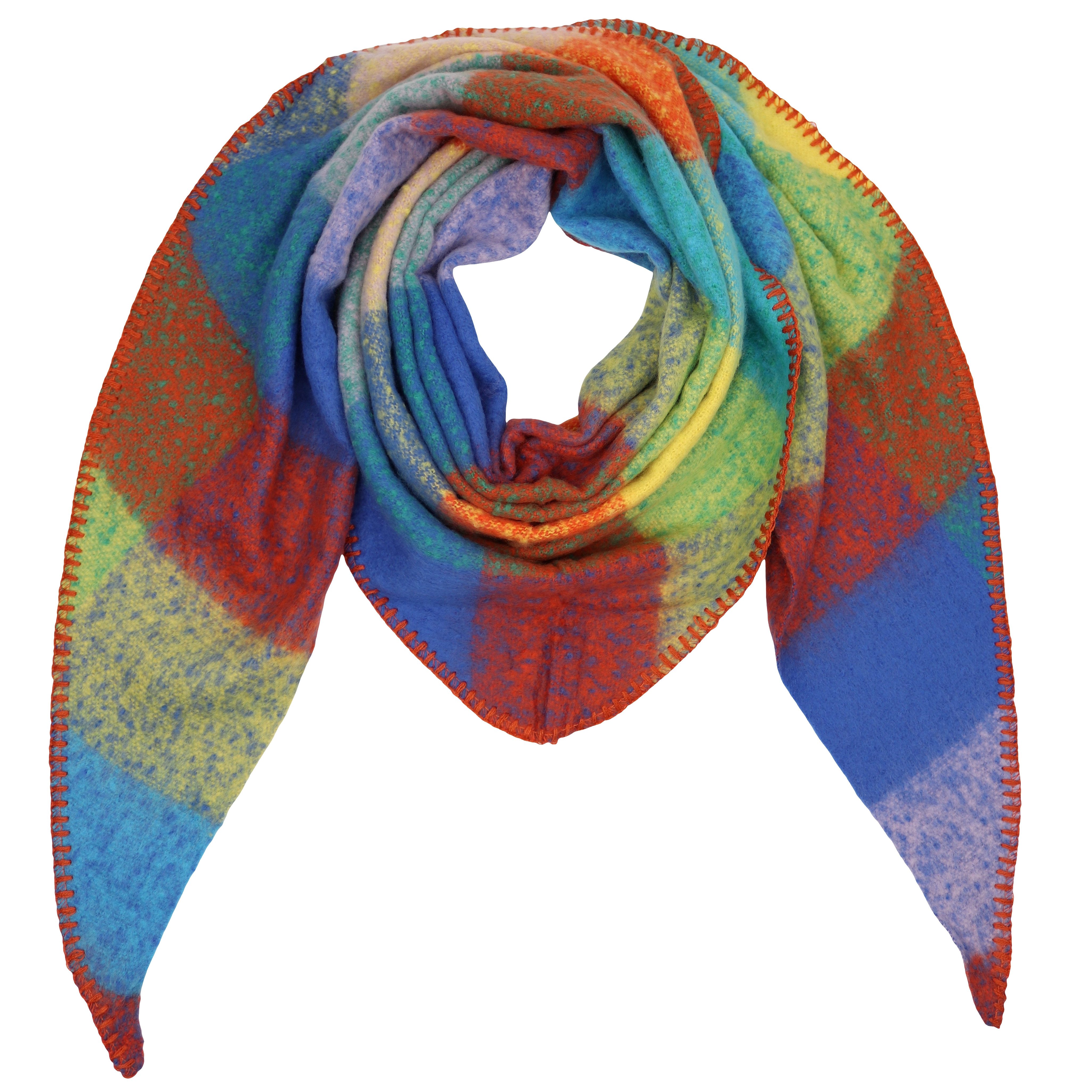 MIRROSI Dreieckstuch kuschliger und warmer Dreiecksschal Kariert Karo ca.190x70 cm, (KARO Muster Kariert ; Neue Kollektion Herbst/Winter 2025), in tollen Farben