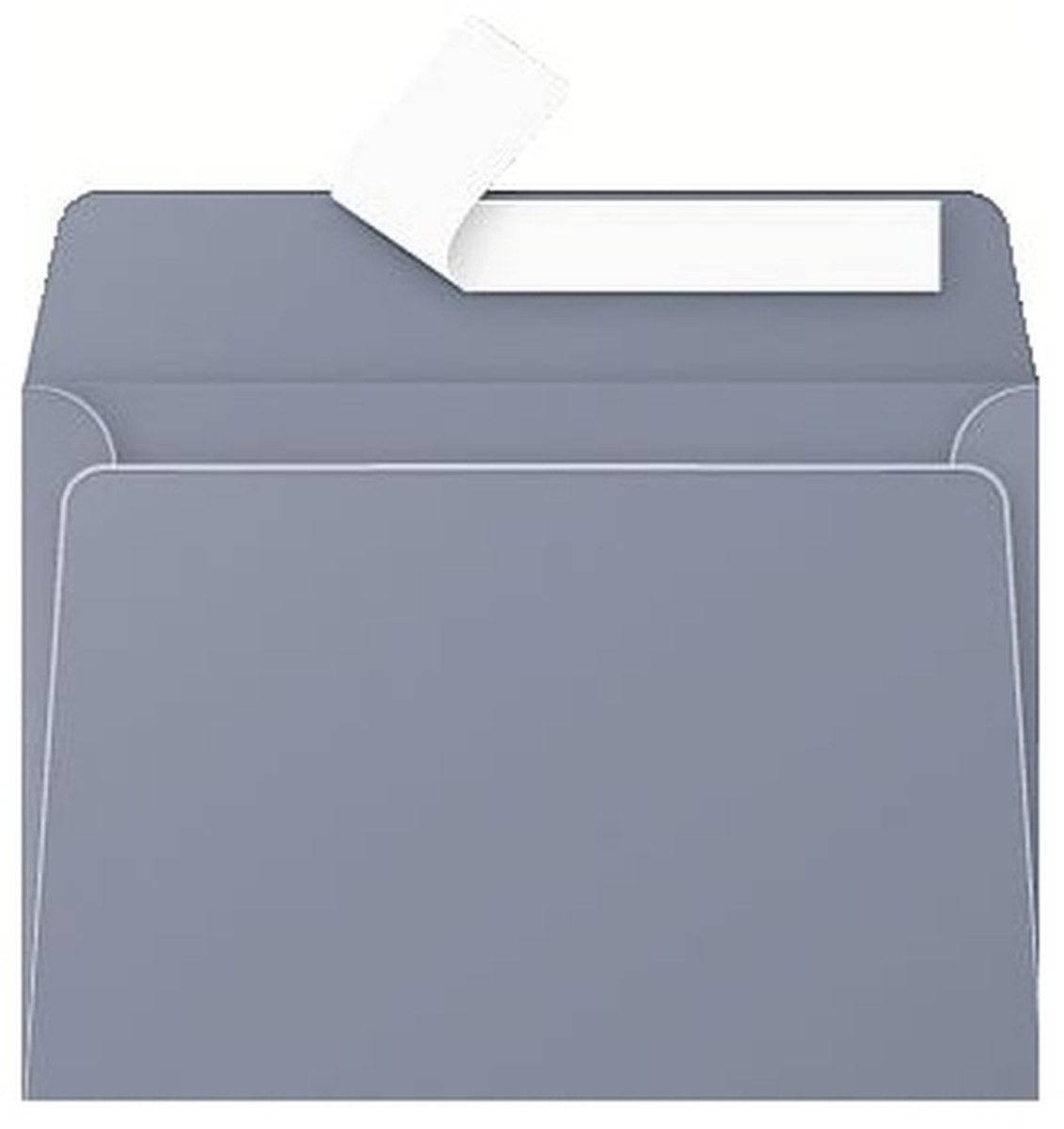 CLAIREFONTAINE Briefumschlag Briefumschlag Pollen C6 120g VE=20 Stück Haftklebung koalagrau