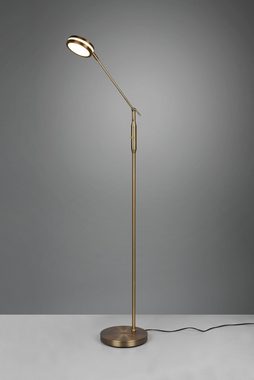 TRIO Leuchten Stehlampe Stehleuchte, TRIO-Leuchten Stehleuchte FRANKLIN (BH 23x133 cm) BH 23x133 cm gold