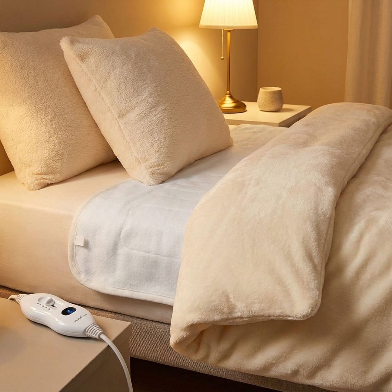 Nedis Heizdecke Komfort-Wärmeunterbett (150x80cm): Matratzenheizung fürs Bett