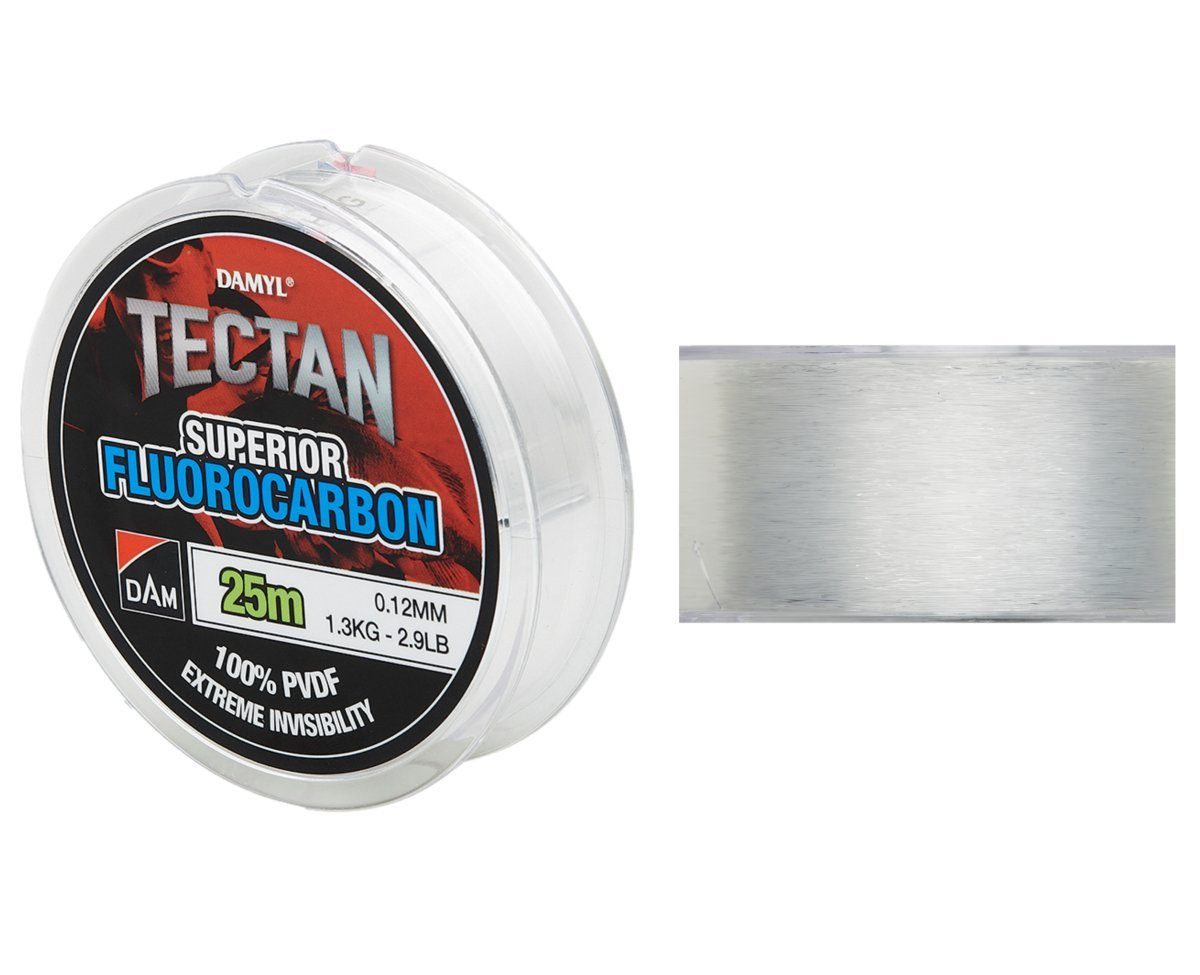 DAM Fishing Angelschnur Tectan Superior FC Fluorocarbon 0,12 - 0,80mm 25m Vorfachschnur