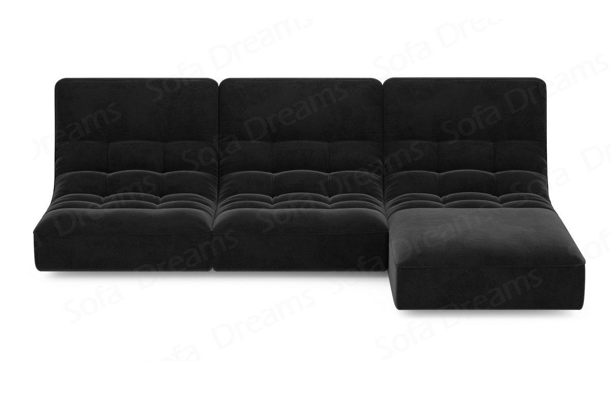 Sofa Dreams Ecksofa Samtstoff Sofa Design Couch Melilla L Form Stoffsofa, Loungesofa