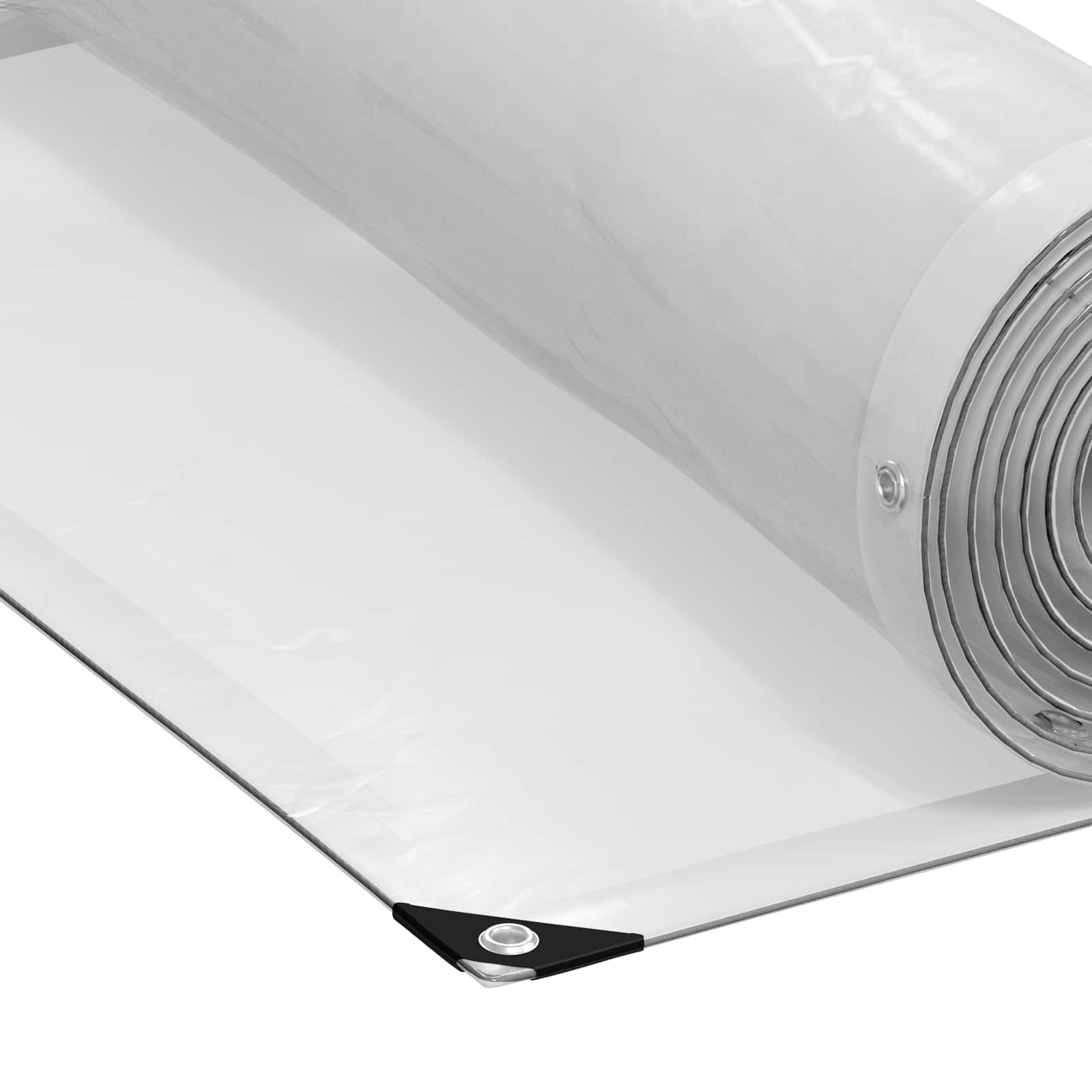 vidaXL Schutzplane 2 x 1,5 m Planen Transparent 2x1,5 m Polyethylen Kunststoff wasserdich