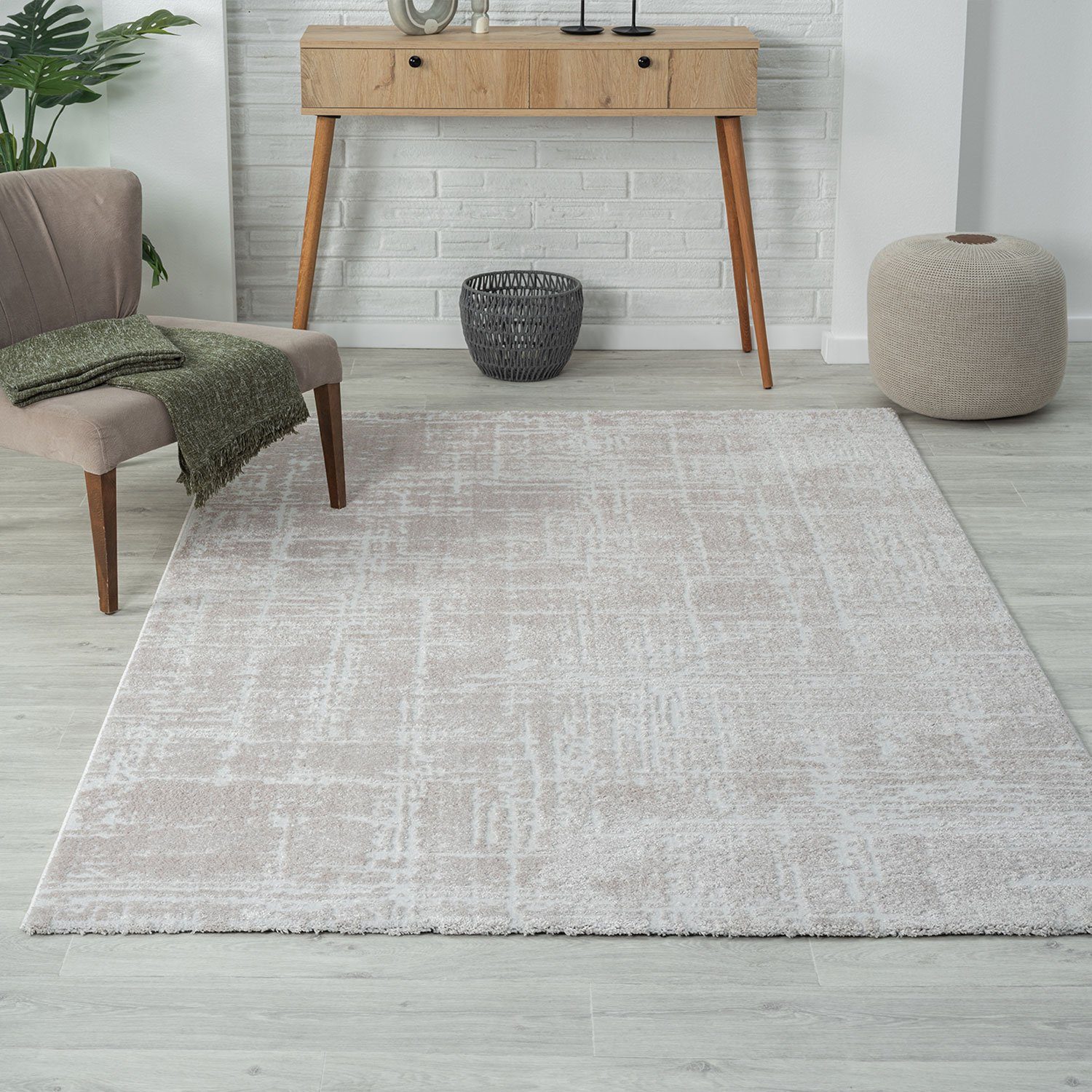 Vimoda Teppich Kurzflor Modern, Rechteckig, Super günstig online kaufen