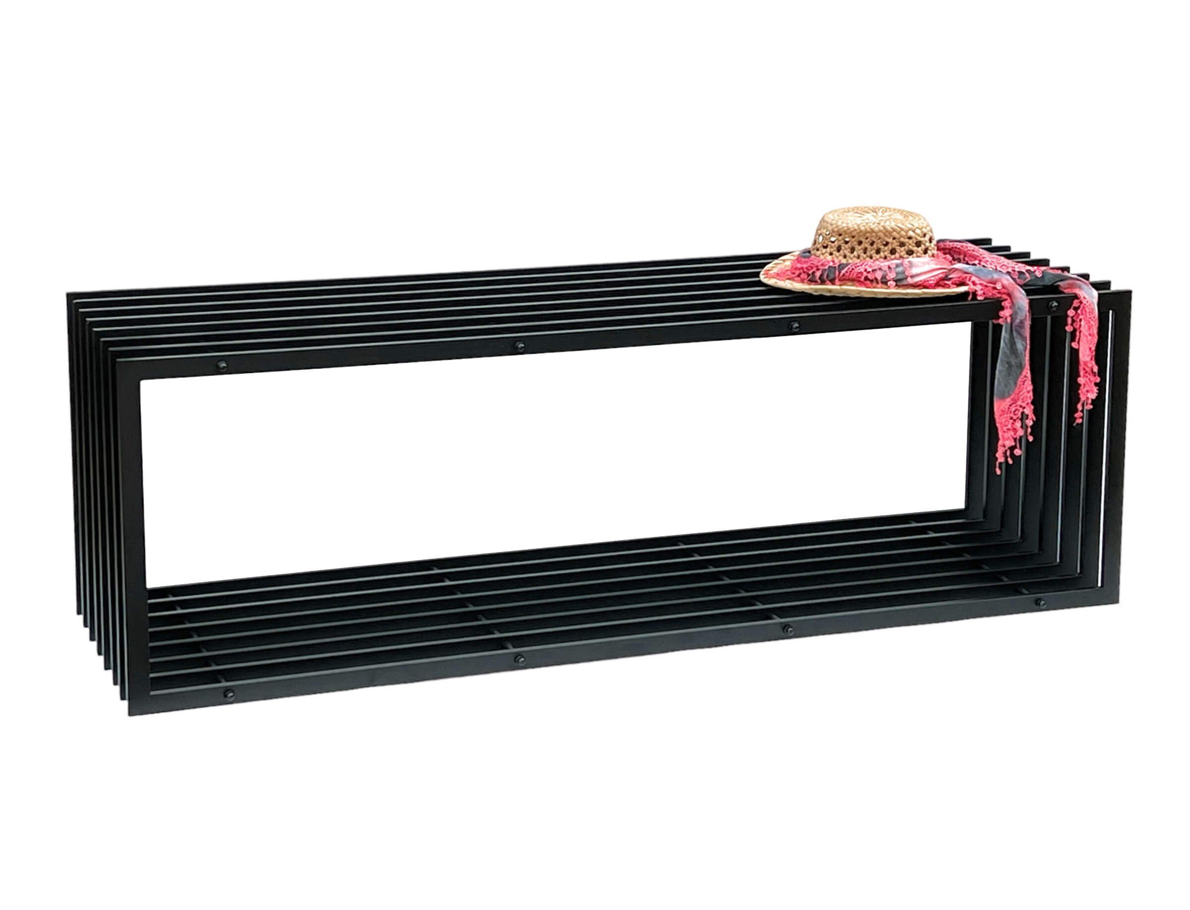 DanDiBo Gartenbank Metall Schwarz Wetterfest Massiv günstig online kaufen