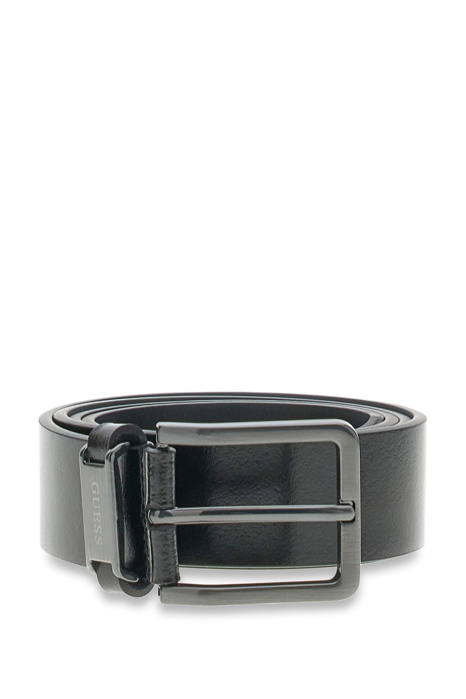 Guess Ledergürtel BELT H35 mit dezentem Logoschriftzug