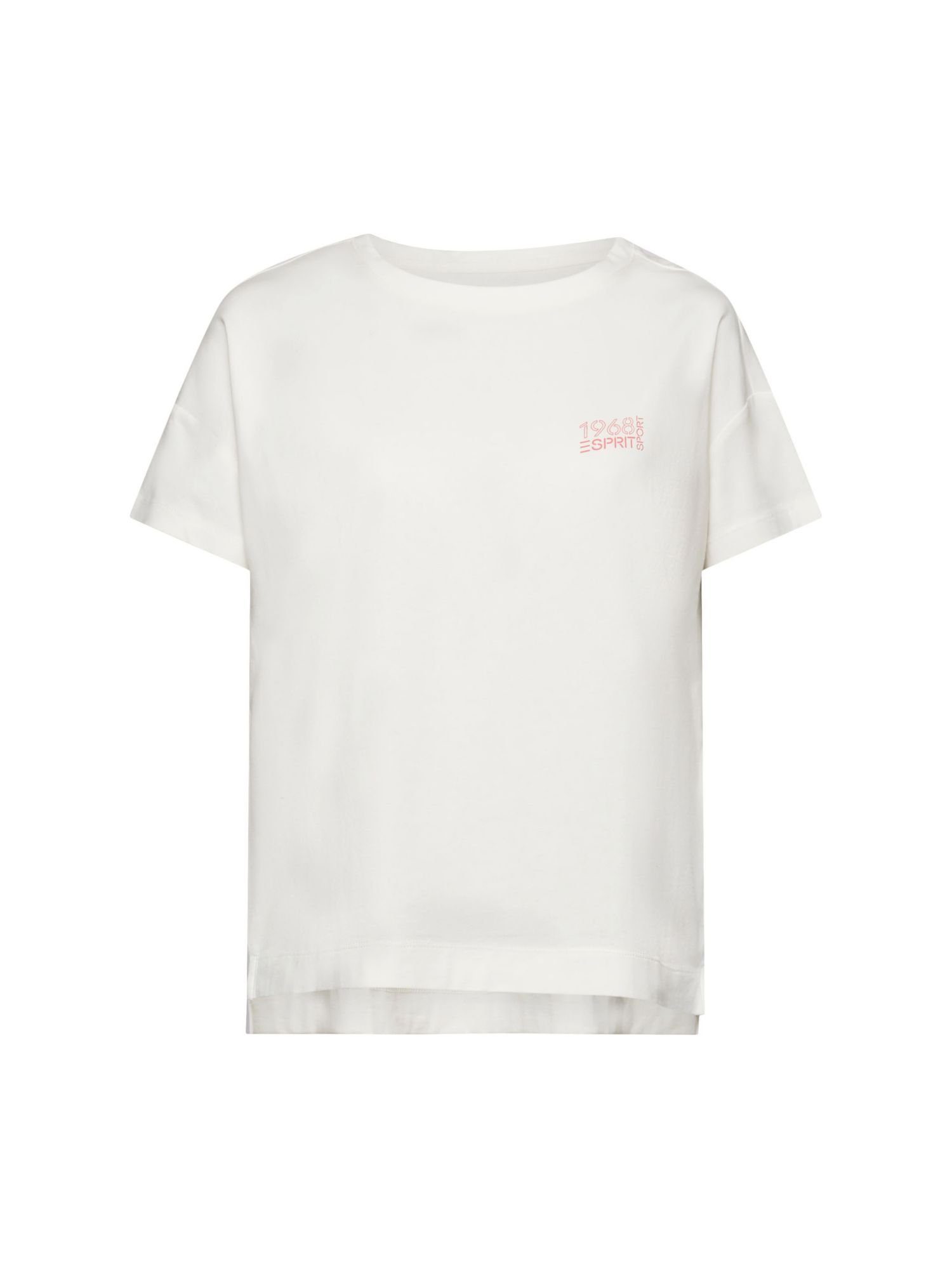 esprit sports T-Shirt T-Shirt mit Logo-Print (1-tlg) OFF WHITE