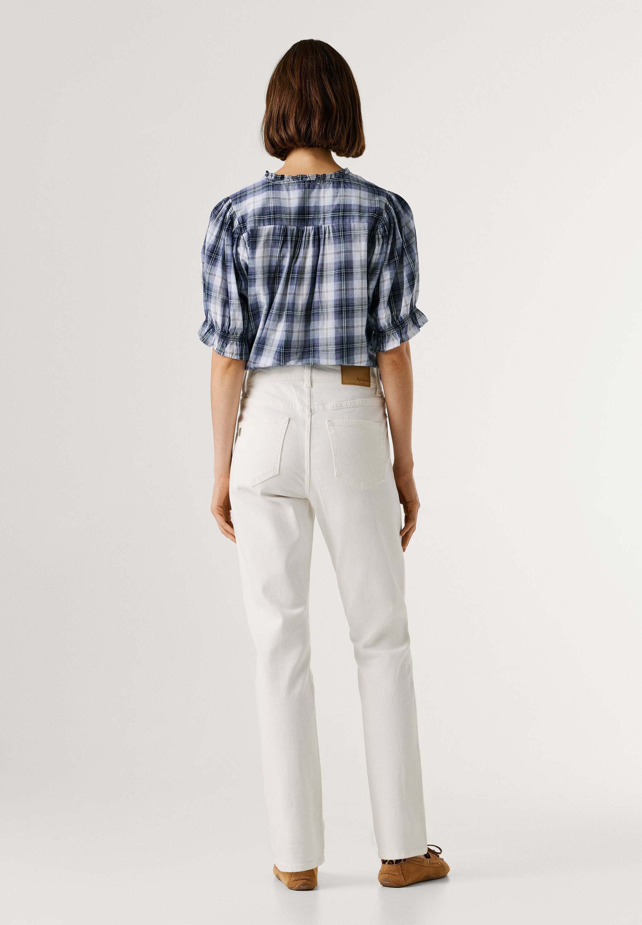 Pepe Jeans Straight-Jeans straight leg jeans TAPERED JEANS HW VIOLET
