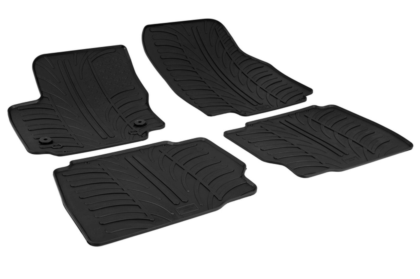 AZUGA Auto-Fußmatten Gummi-Fußmatten passend für Ford Mondeo ab 8/2012-2014, für Ford Mondeo 4-türer Stufenheck,5-türer Fließheck,5-türer Turnier