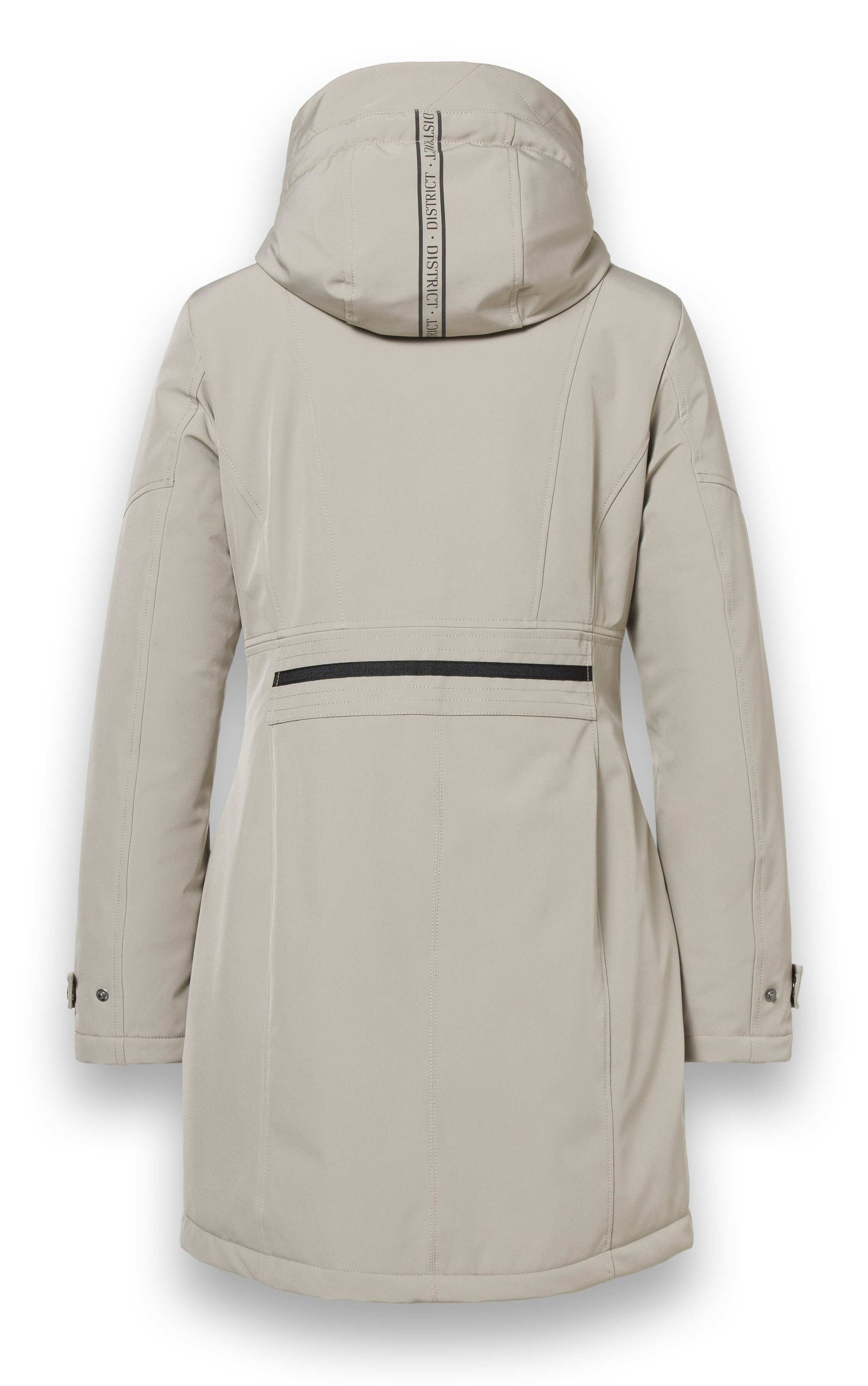 District Wintermantel Parkcity (warm, winddicht, wasserabweisend) beige Dam günstig online kaufen