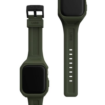 UAG Smartwatch-Hülle Scout - Apple Watch Hülle inkl. Armband, [Displayschutz durch erhöhten Rand] - olive
