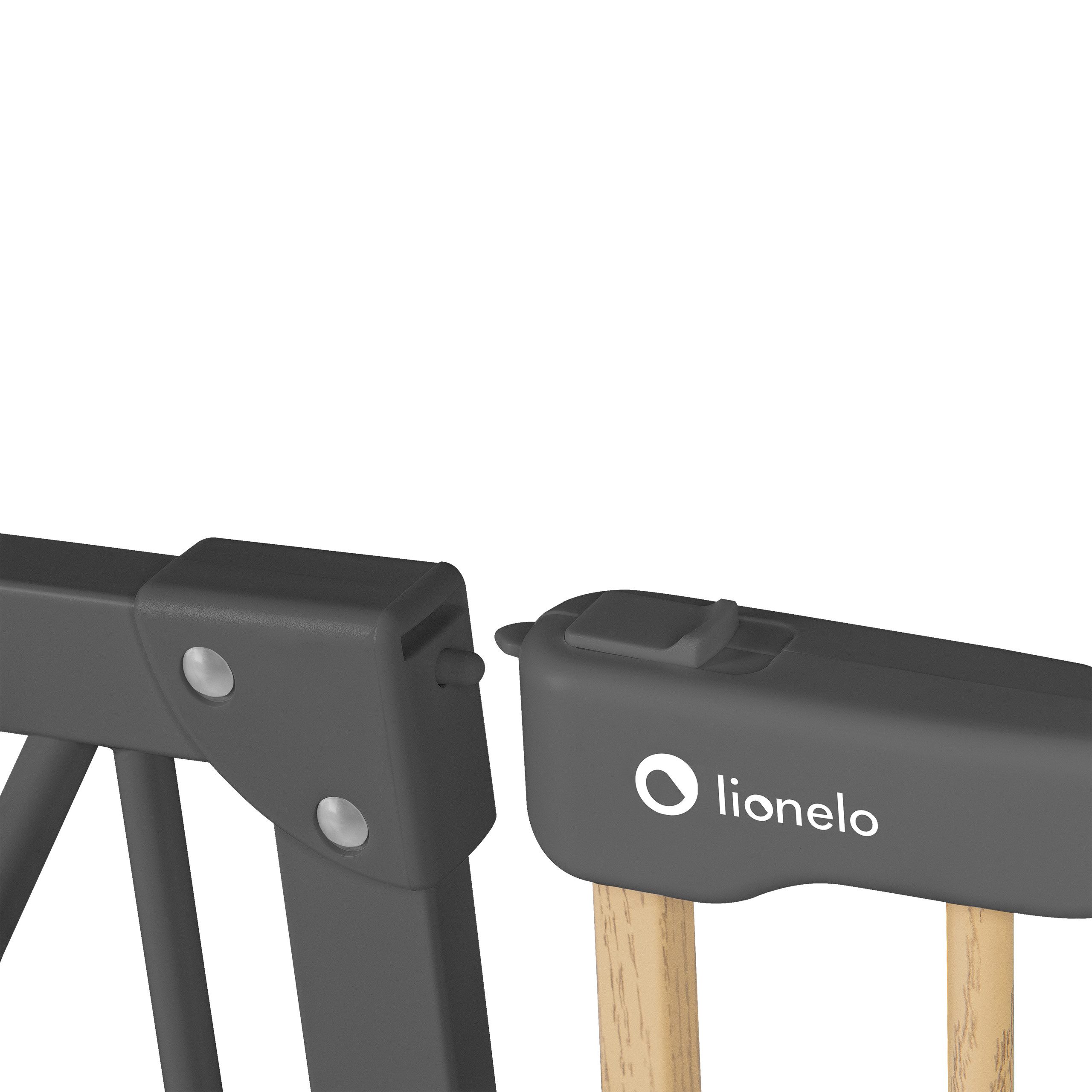 lionelo Türschutzgitter Truus Slim und Led (TOP),  ohne Bohren Metall 90° Stop beidseitig schwenkbar 75-105cm