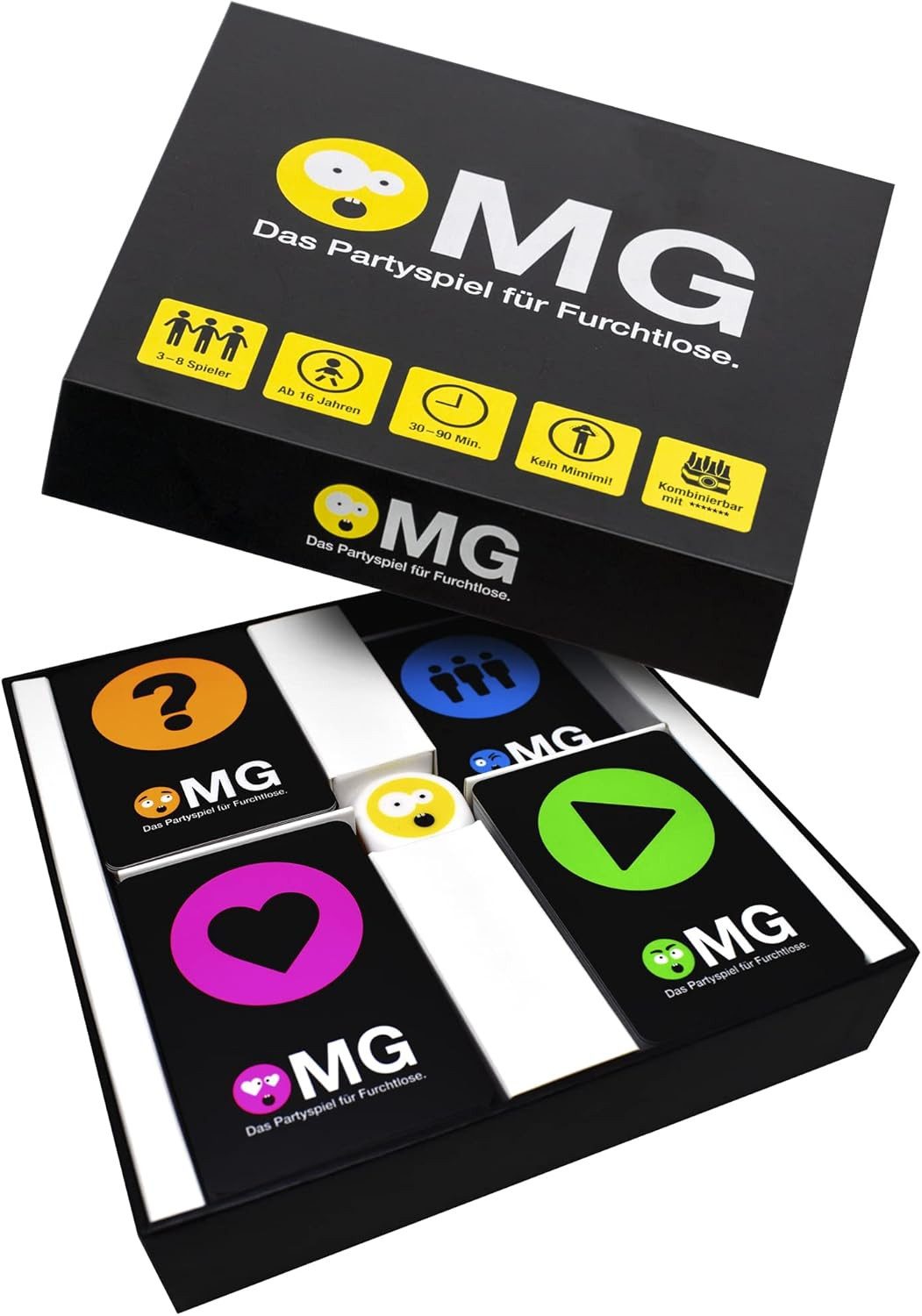 Kampfhummel Ігри Spiel OMG - Das Partyspiel für Furchtlose, Lustiges Partyspiel für Erwachsene, 3-8 Ігриr