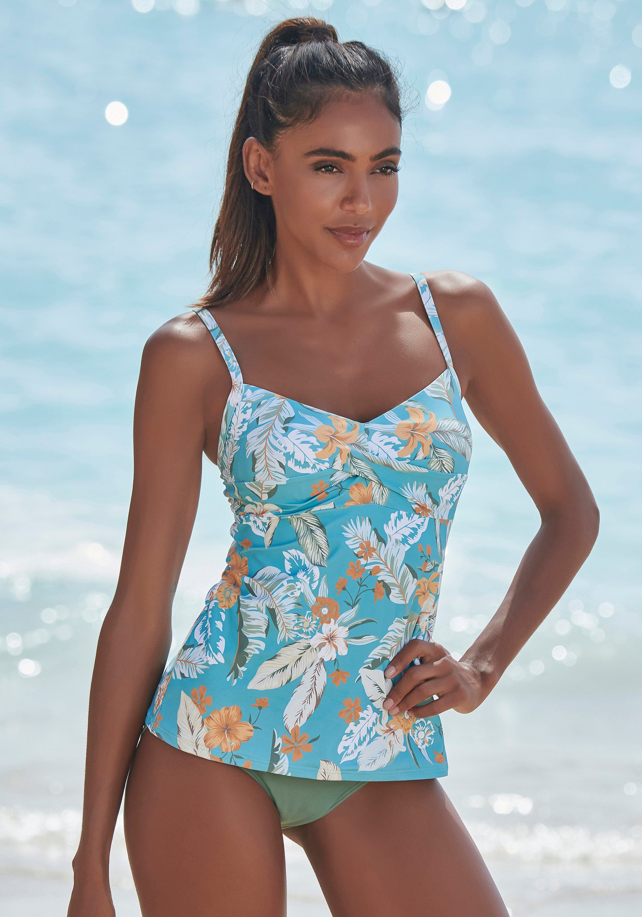 Sunseeker Bügel-Tankini-Top Suva, in gedrehter Optik günstig online kaufen