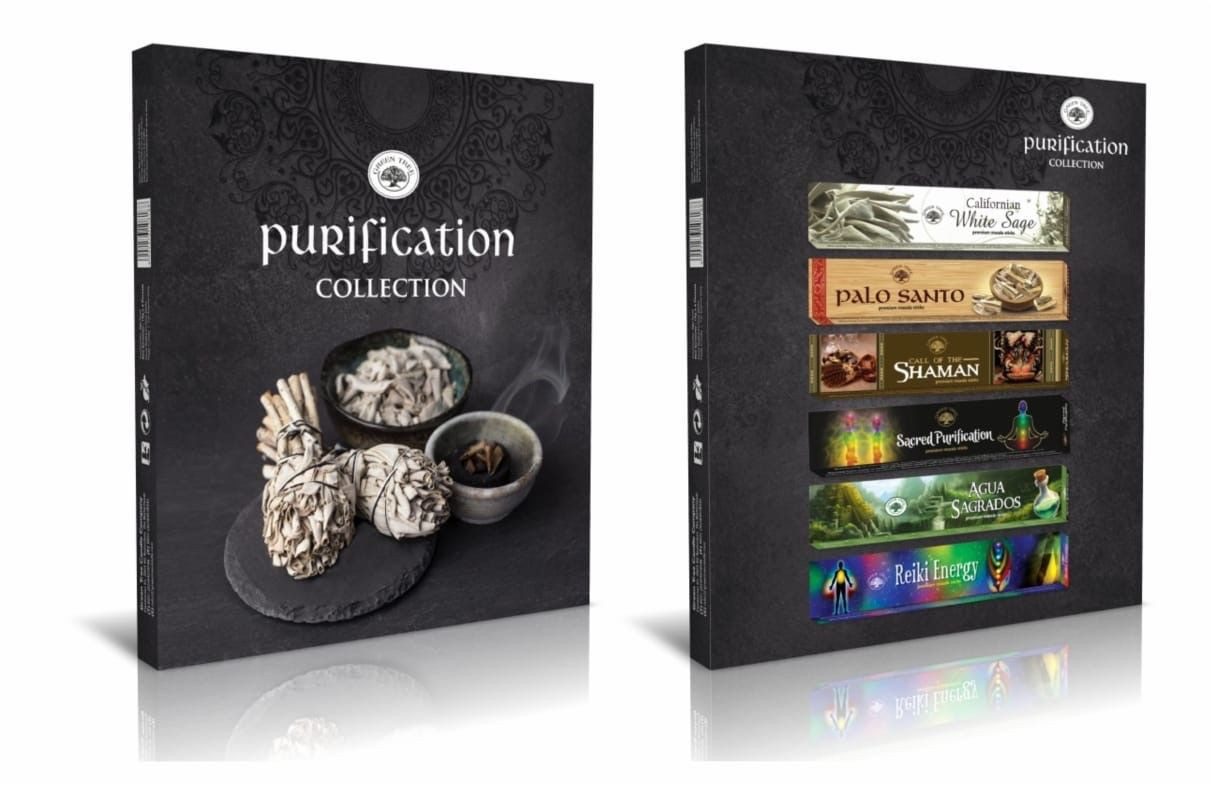 Green Tree Räucherstäbchen Green Tree Purification Collection 6x15gr