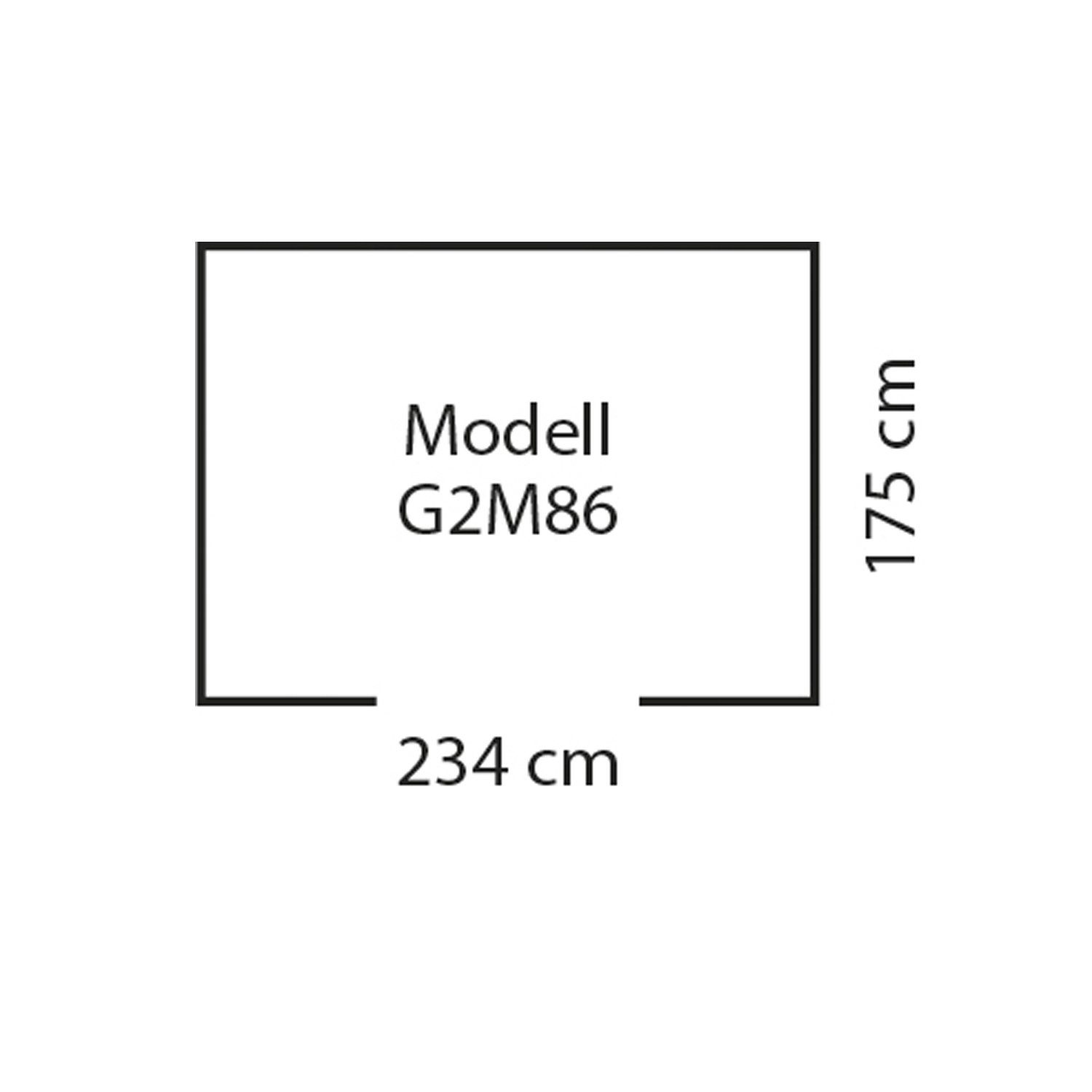 silber Globel Metall-Gerätehaus / Gerätehaus m) (4,10 metallic Industries 86" Tower