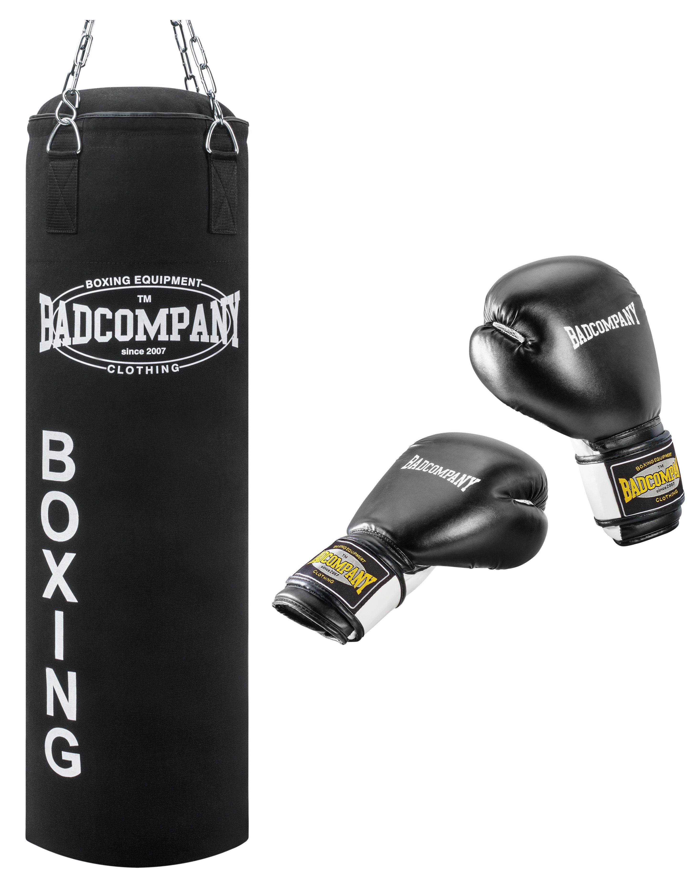 Gefüllt Boxsack Stahlkette Canvas Punching Bag Erwachsene Sandsack Kickboxsack 