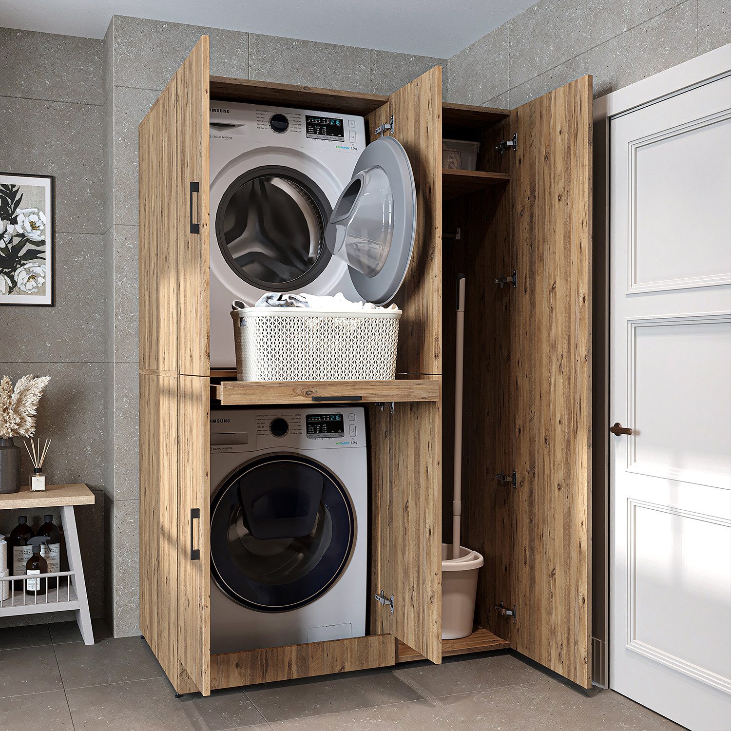 Roomart Waschmaschinenumbauschrank Roomart Dora - 115 günstig online kaufen