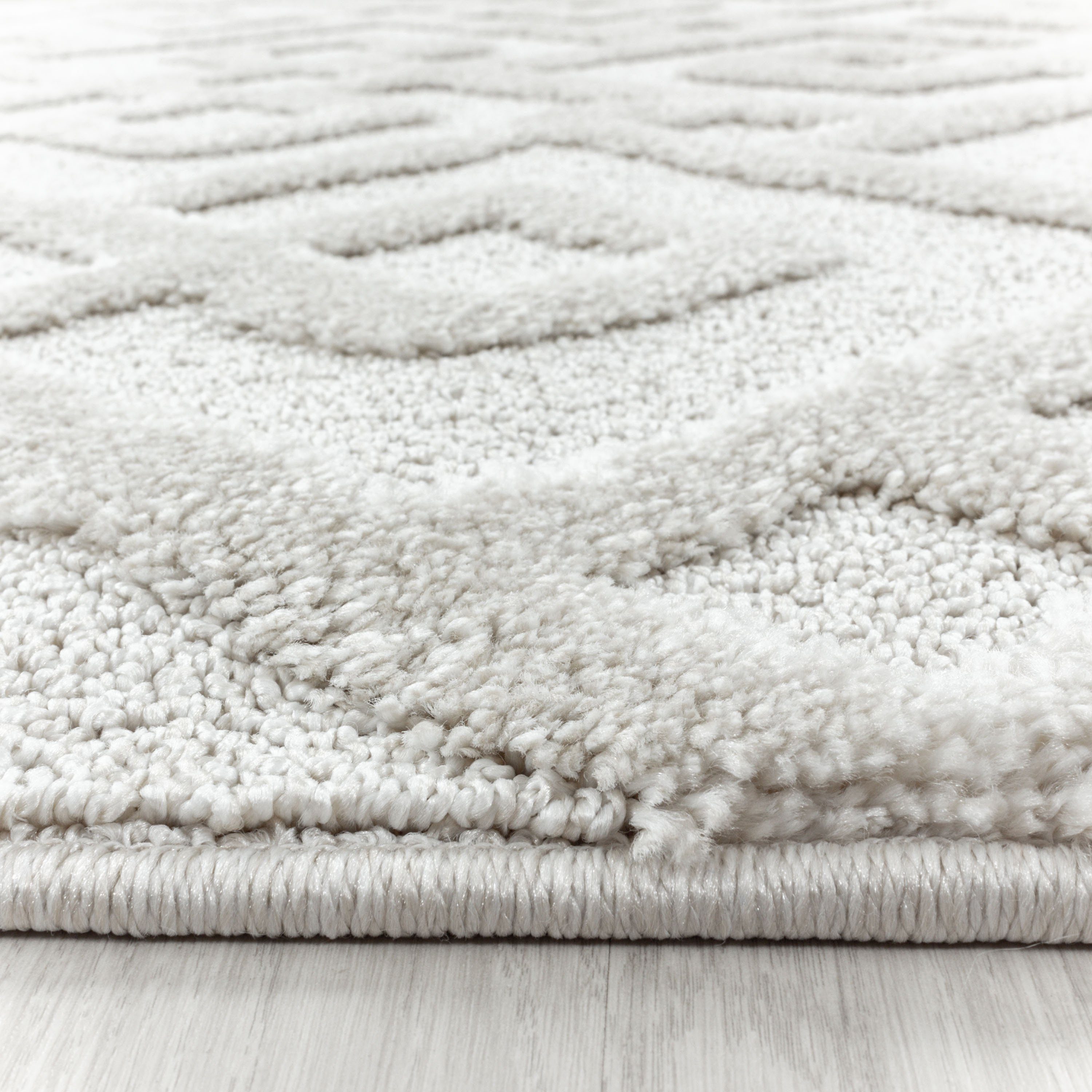 Stilvoll Günstig Hochflor-Teppich für Wohnzimmer und günstig online kaufen