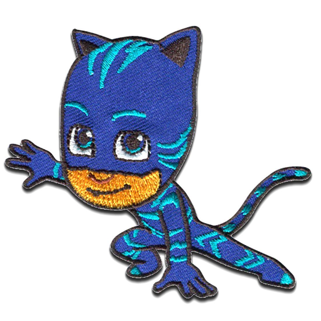 Disney Пластырь Bügelbild, Aufbügler, Applikationen, Patches, Flicken, zum aufbügeln, Polyester, PJ Masks Pyjamahelden CATBOY 1 - Größe: 7,5 x 7,0 cm