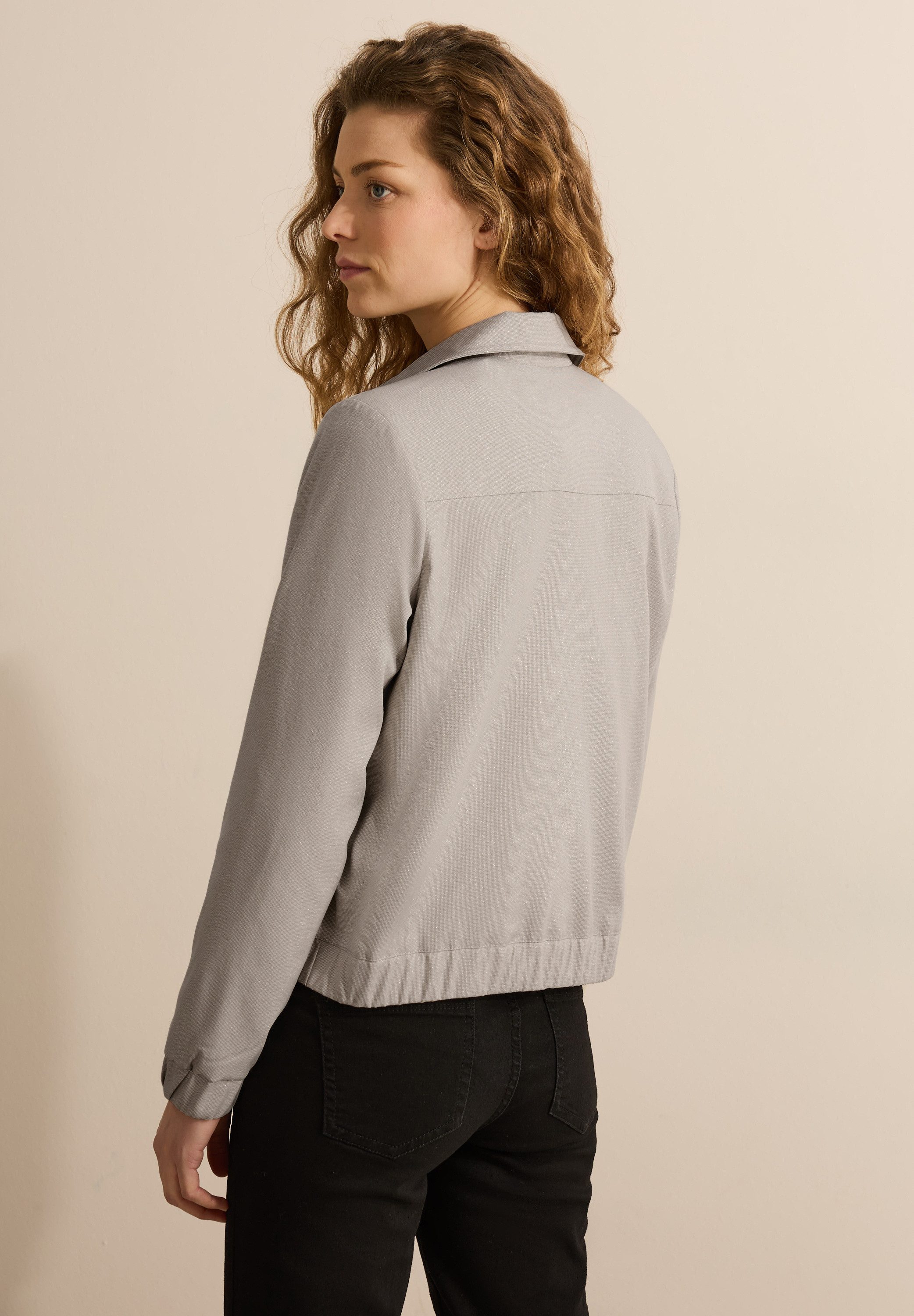 CECIL Kurzjacke in angenehmen Materialmix günstig online kaufen