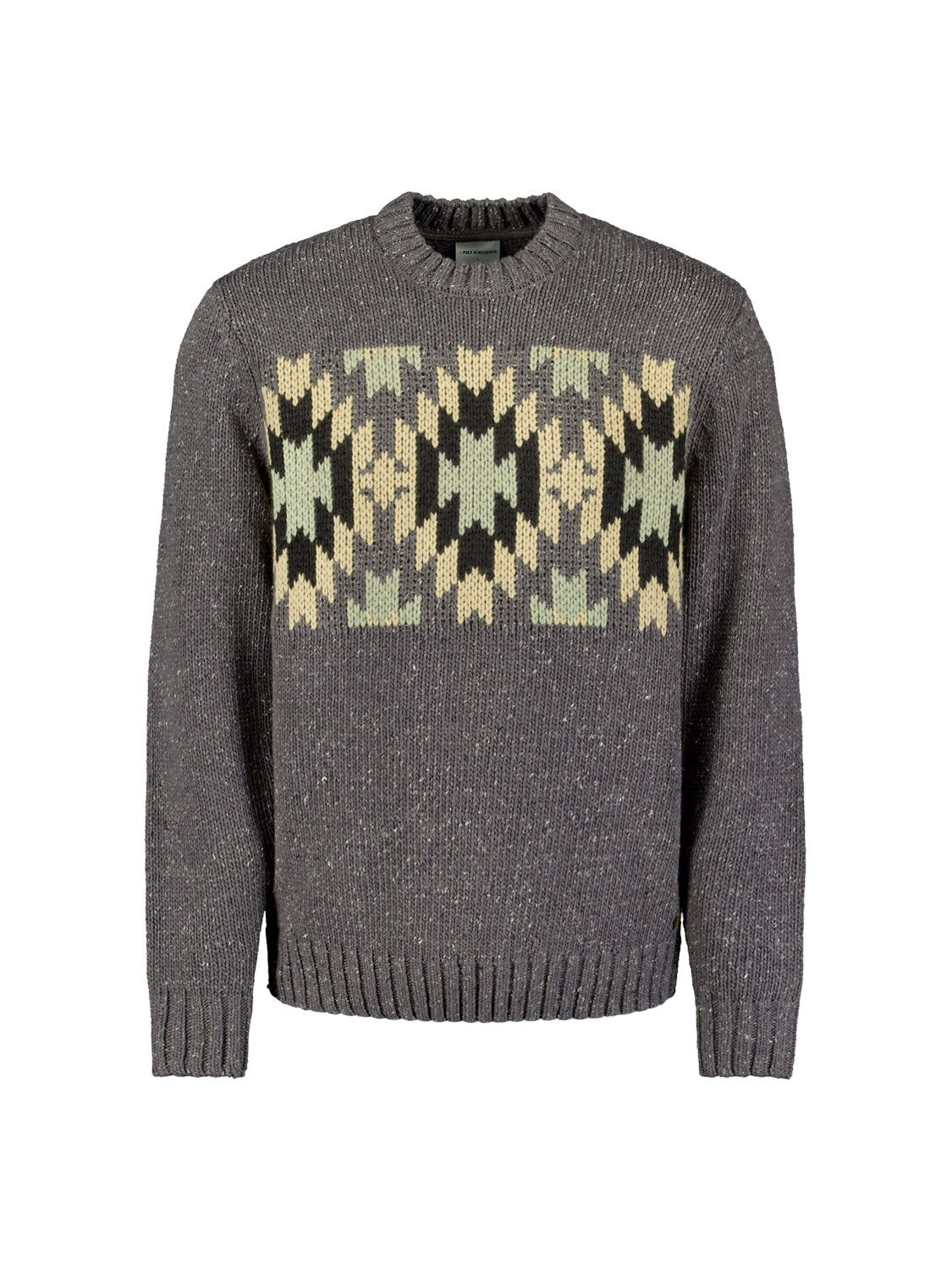 NO EXCESS Strickpullover mit Jaquard-Muster