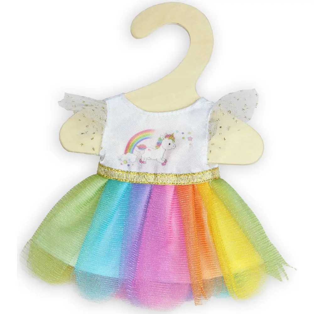 Heless Puppenkleidung Puppen-Kleid ''Einhorn Henri'', mini, Gr. 20-25 cm