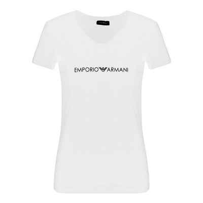Emporio Armani T-Shirt Loungewear Shirt V-Neck mit Markenschriftzug