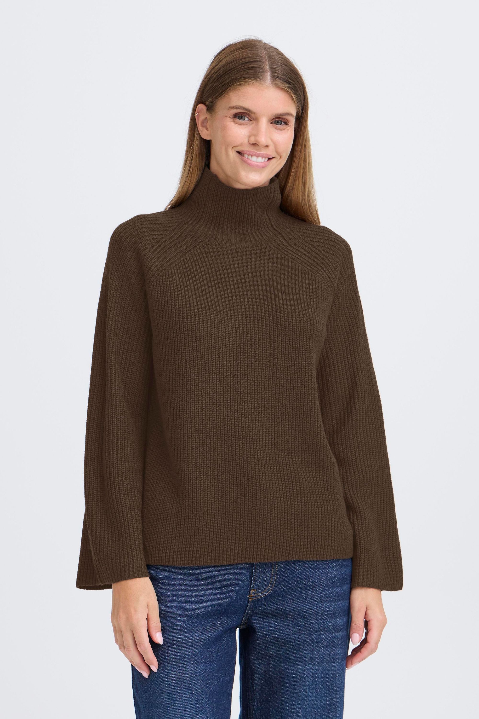 OXMO Вязаные свитера OXBMMNELLY TURTLENECK Modischer Rollkragenpullover