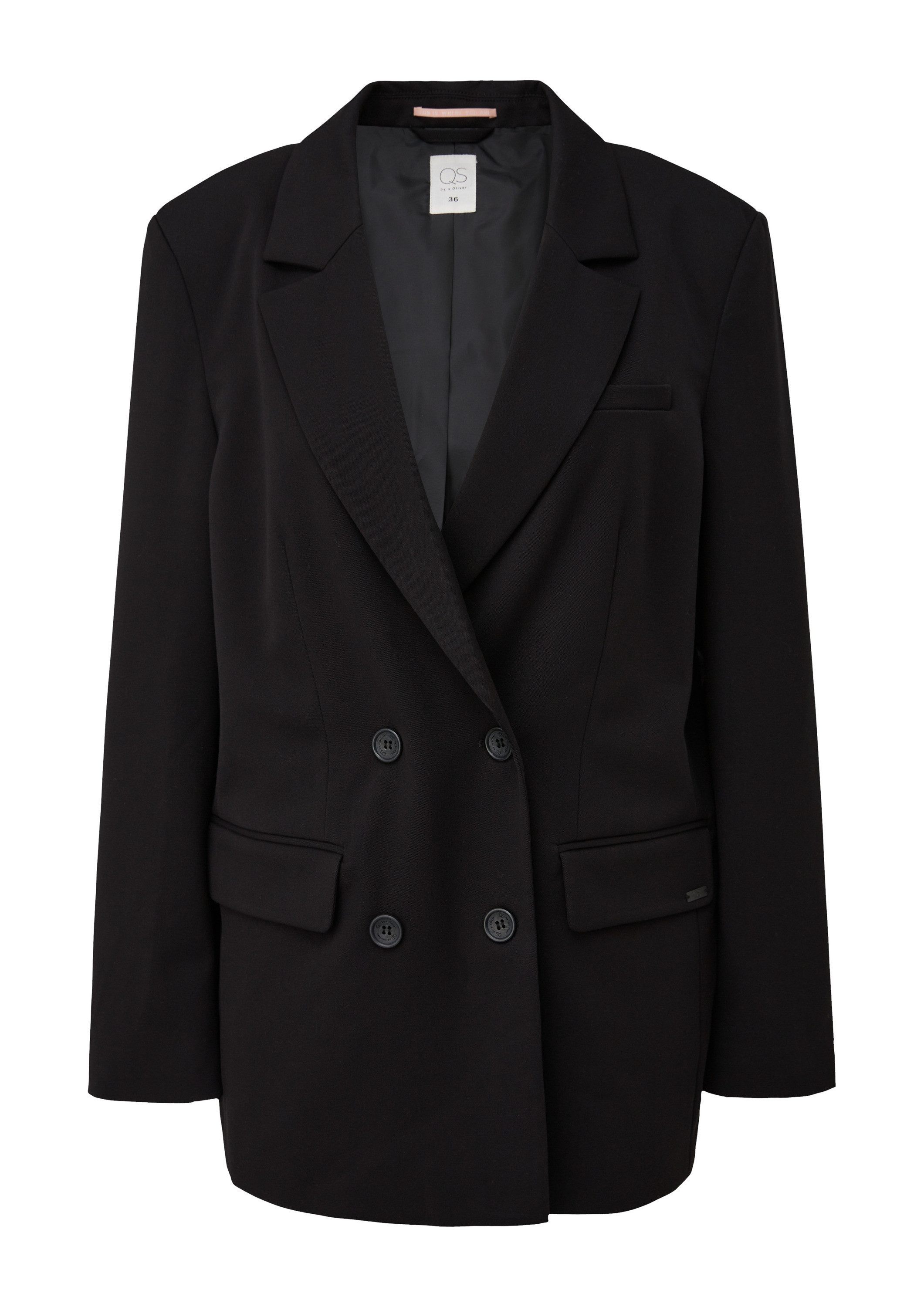 QS Jackenblazer Indoor-Blazer Blazer im Oversized-Design