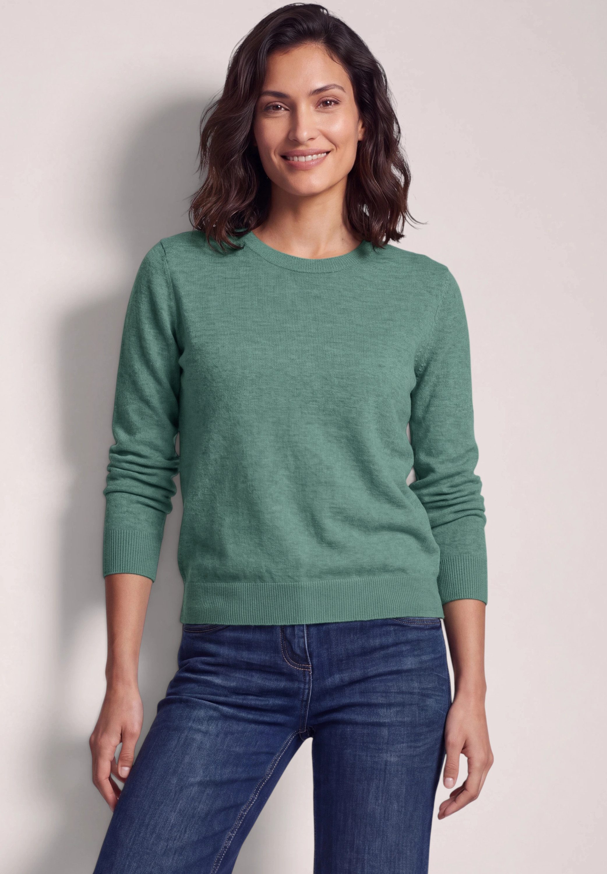 CECIL Strickpullover im angenehmen Materialmix