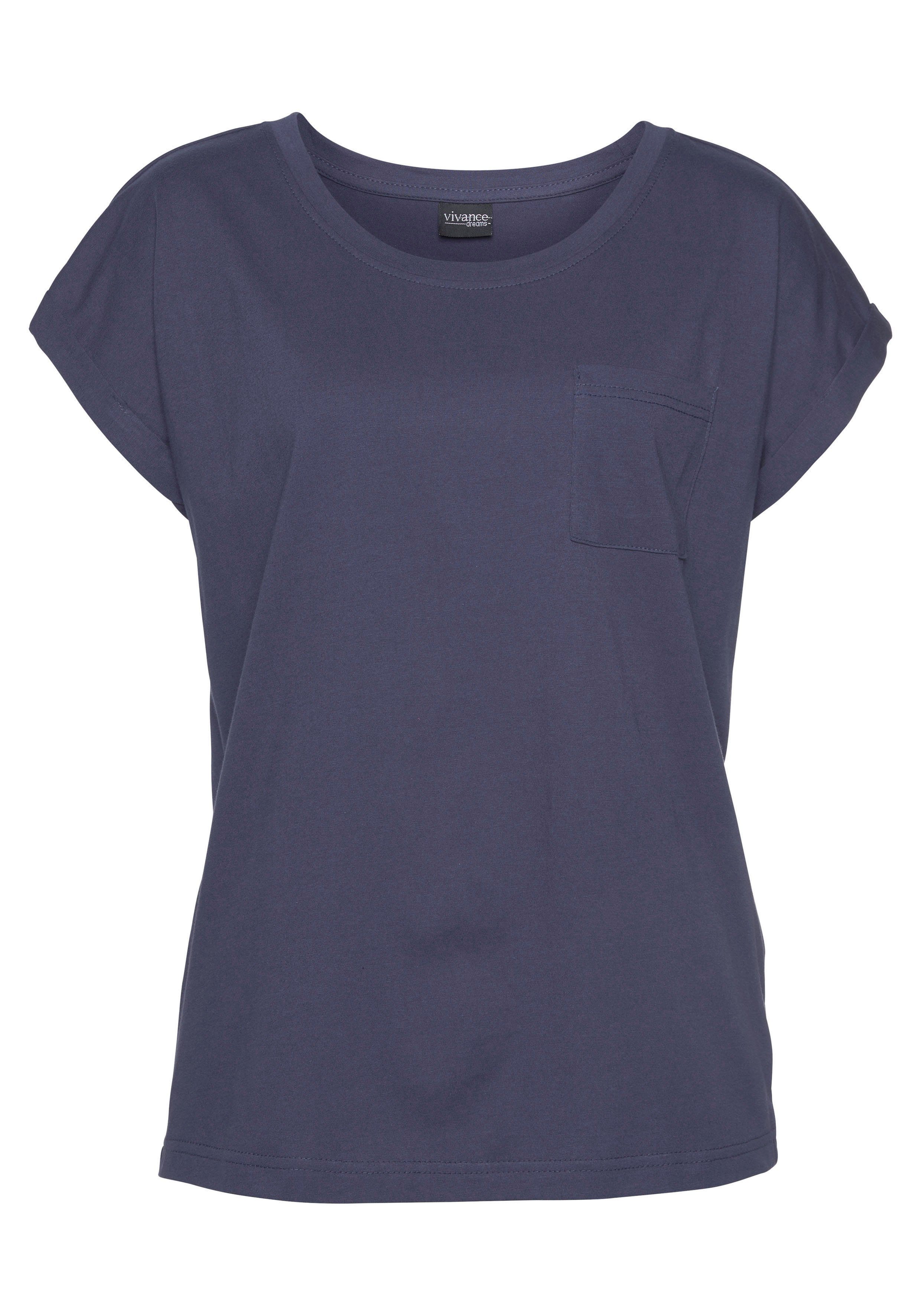 Vivance Dreams Capri-Pyjama (Set, 2 tlg) mit gemusterter Schlafhose