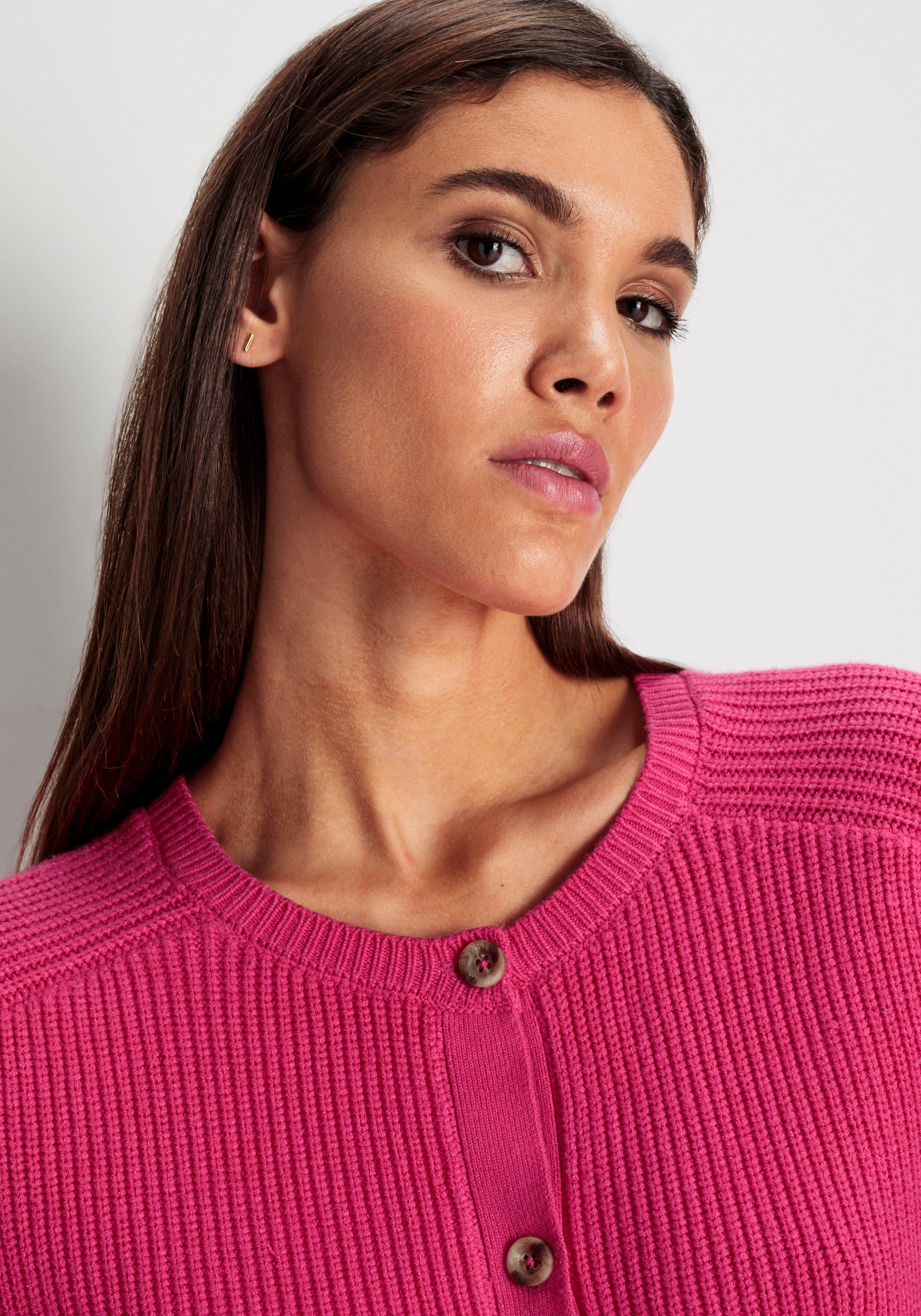 HECHTER PARIS Strickjacke mit Knopfleiste