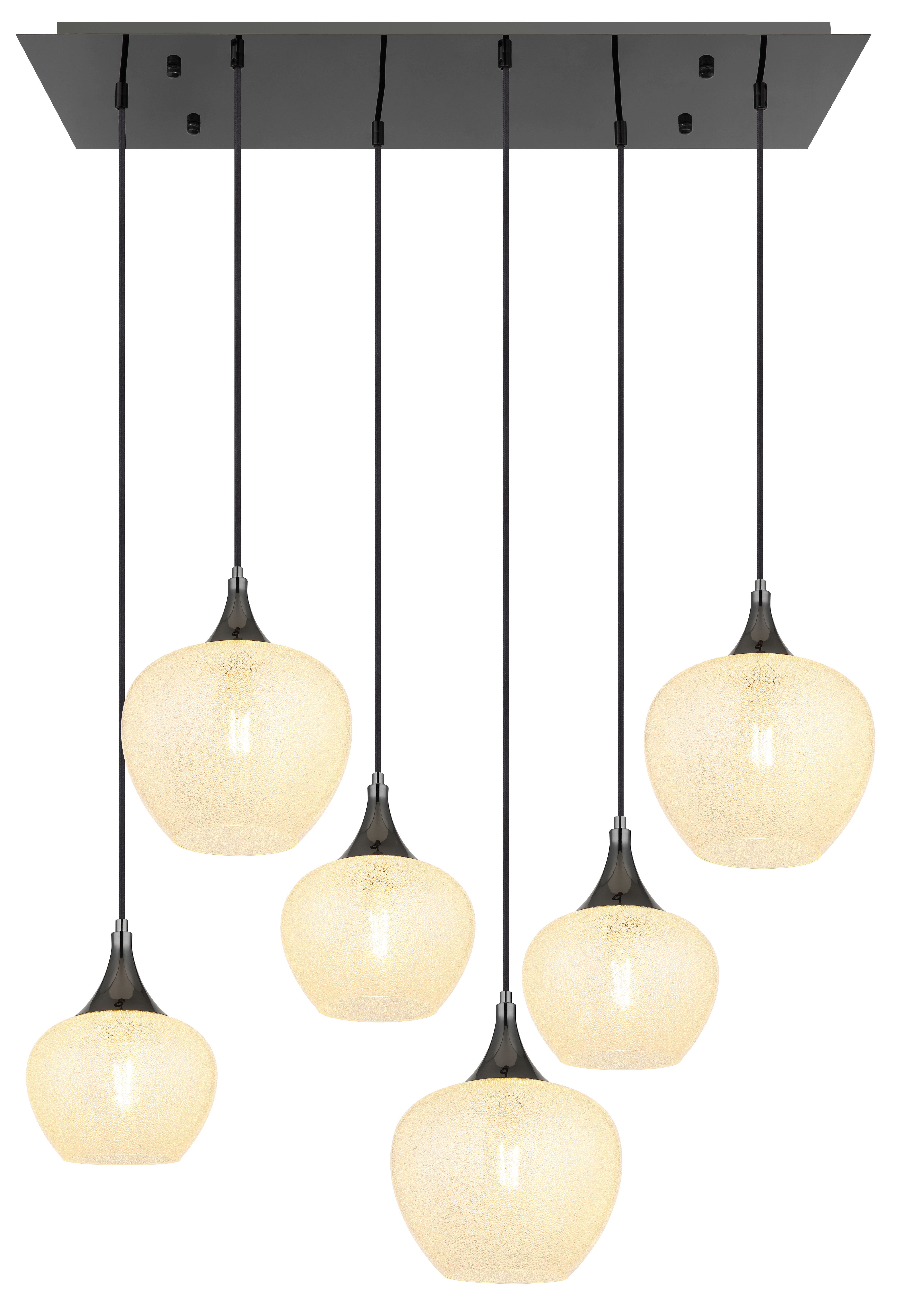 GLOBO LIGHTING Hängeleuchte MAXY, ohne Leuchtmittel, Hängelampe/Pendelleuchte/unterschiedliche Gläser
