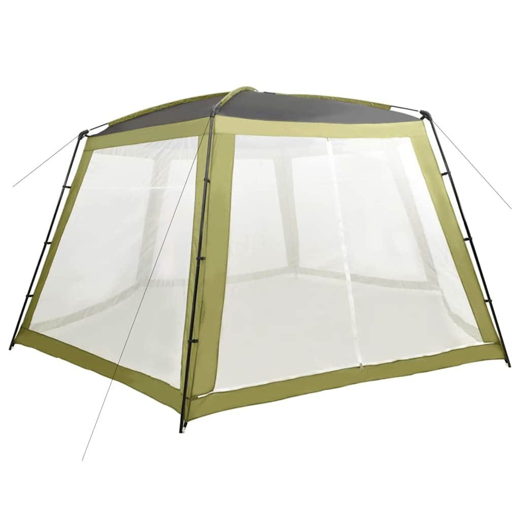 vidaXL Poolüberdachung vidaXL Pool-Zelt Stoff 660x580x250 cm Grün