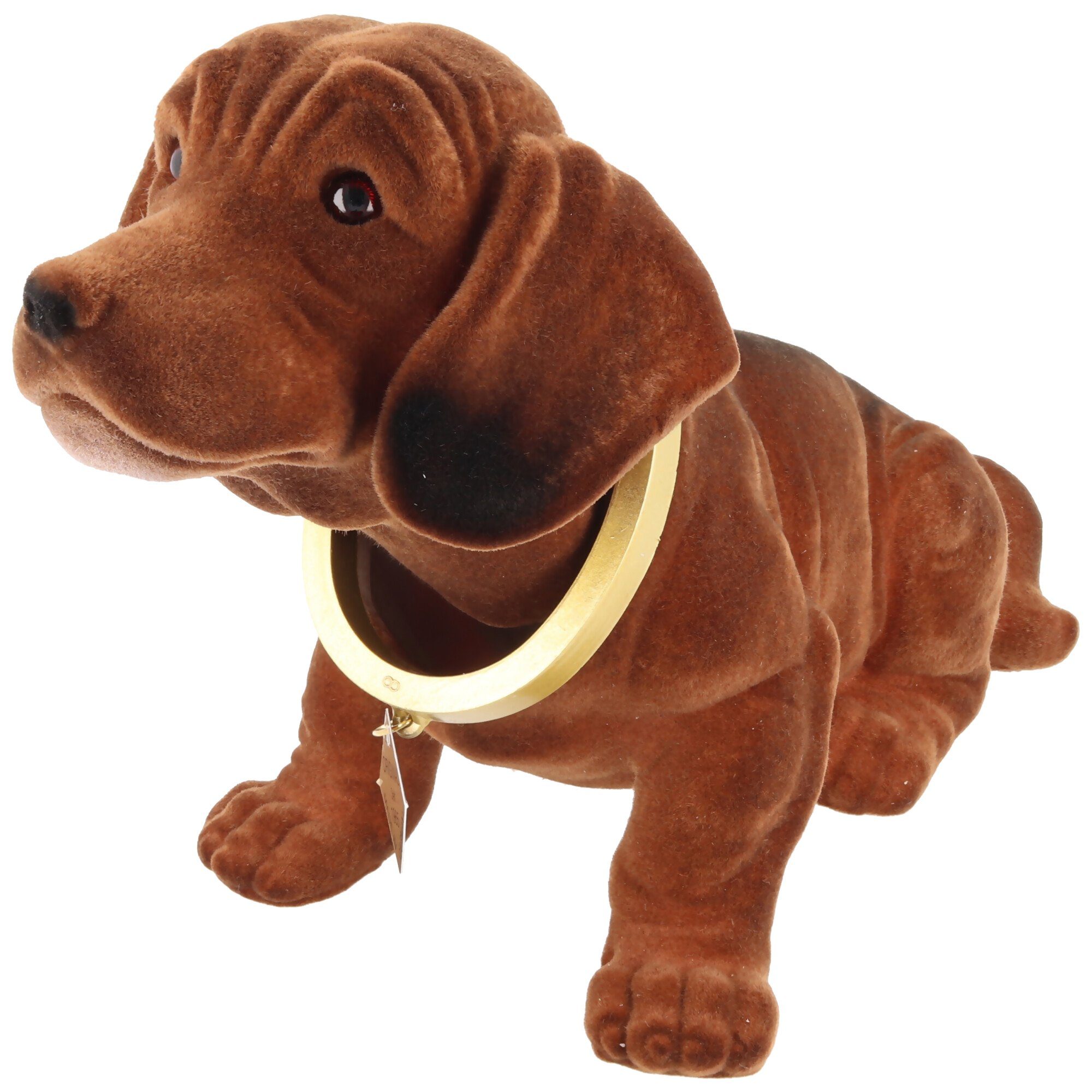 AccuCell Tierfigur Der original Wackeldackel braun günstig online kaufen