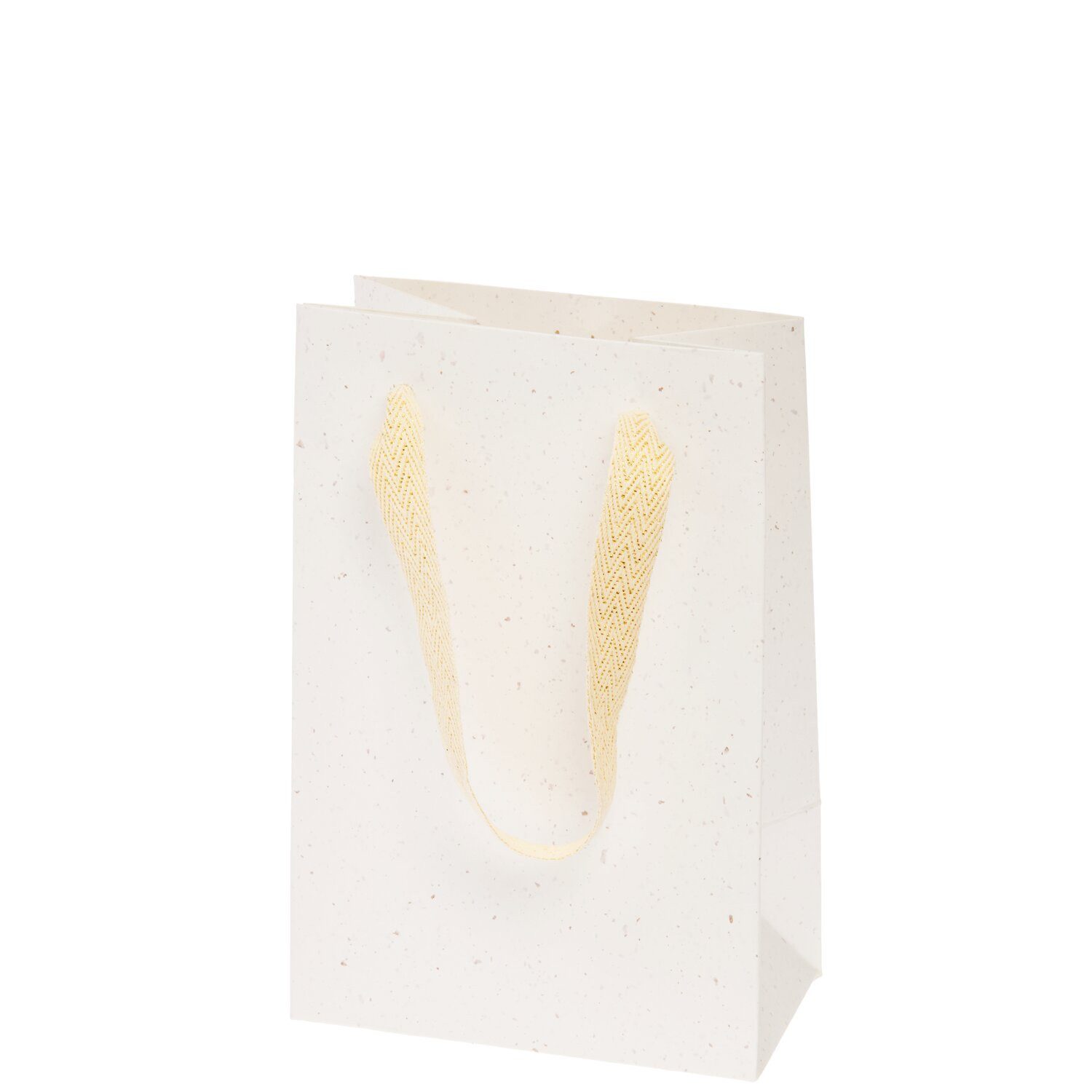 Rico Design Geschenkpapier Geschenktüte Natur Farbsprenkel S