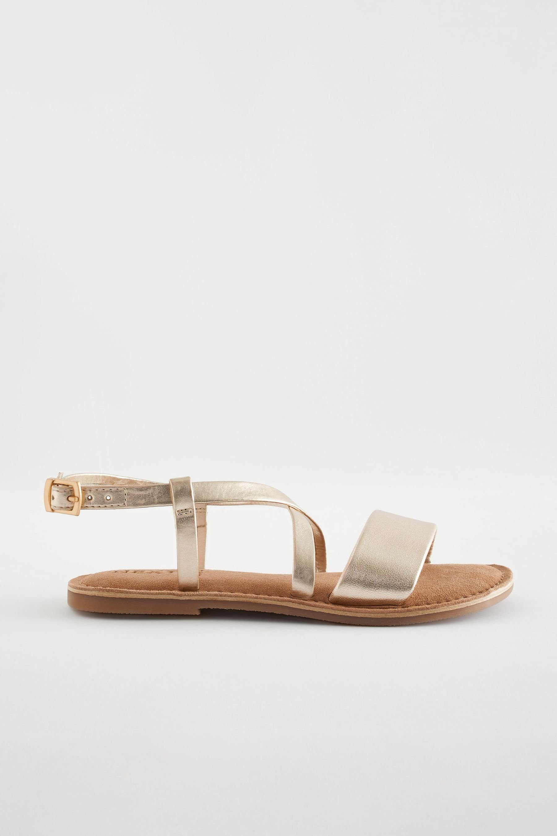 Sandale aus Leder Sandale