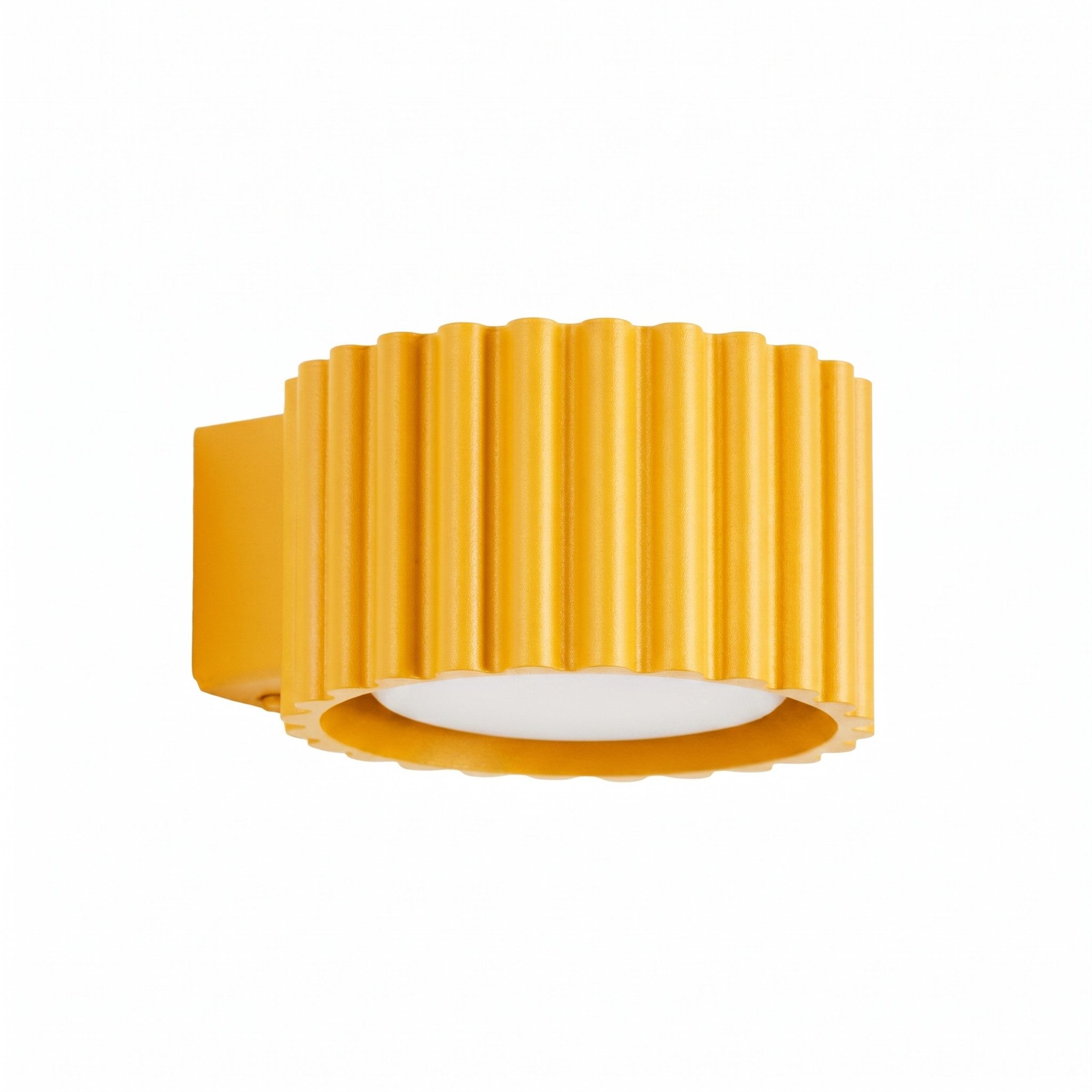 SOLLUX lighting Wandleuchte Wandleuchte AURA gelb Gx53, Nicht enthalten
