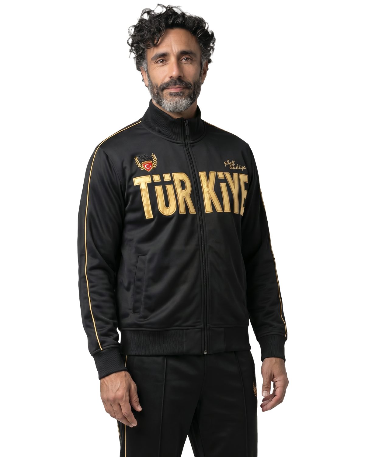 Psycho Urban Sweatjacke Fußballmode, mit aufwendigen Stickereien
