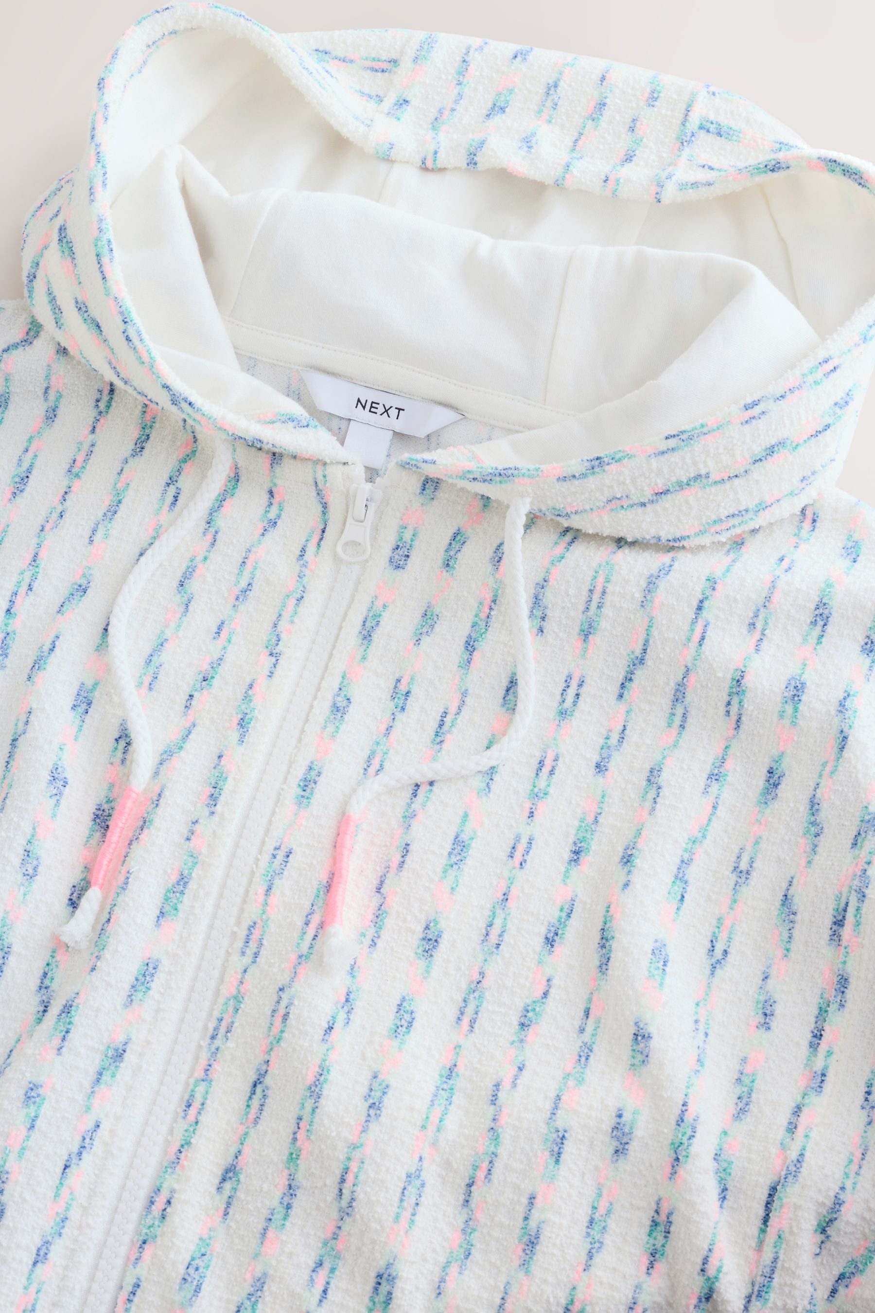 Next Kapuzenpullover Frottee-Hoodie mit durchgehendem Reißverschluss (1-tlg)