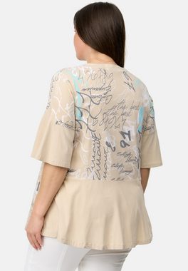 Kekoo Tunikashirt A-Linie Shirt Printmuster aus weichem Viskosestretch 'Vivid'