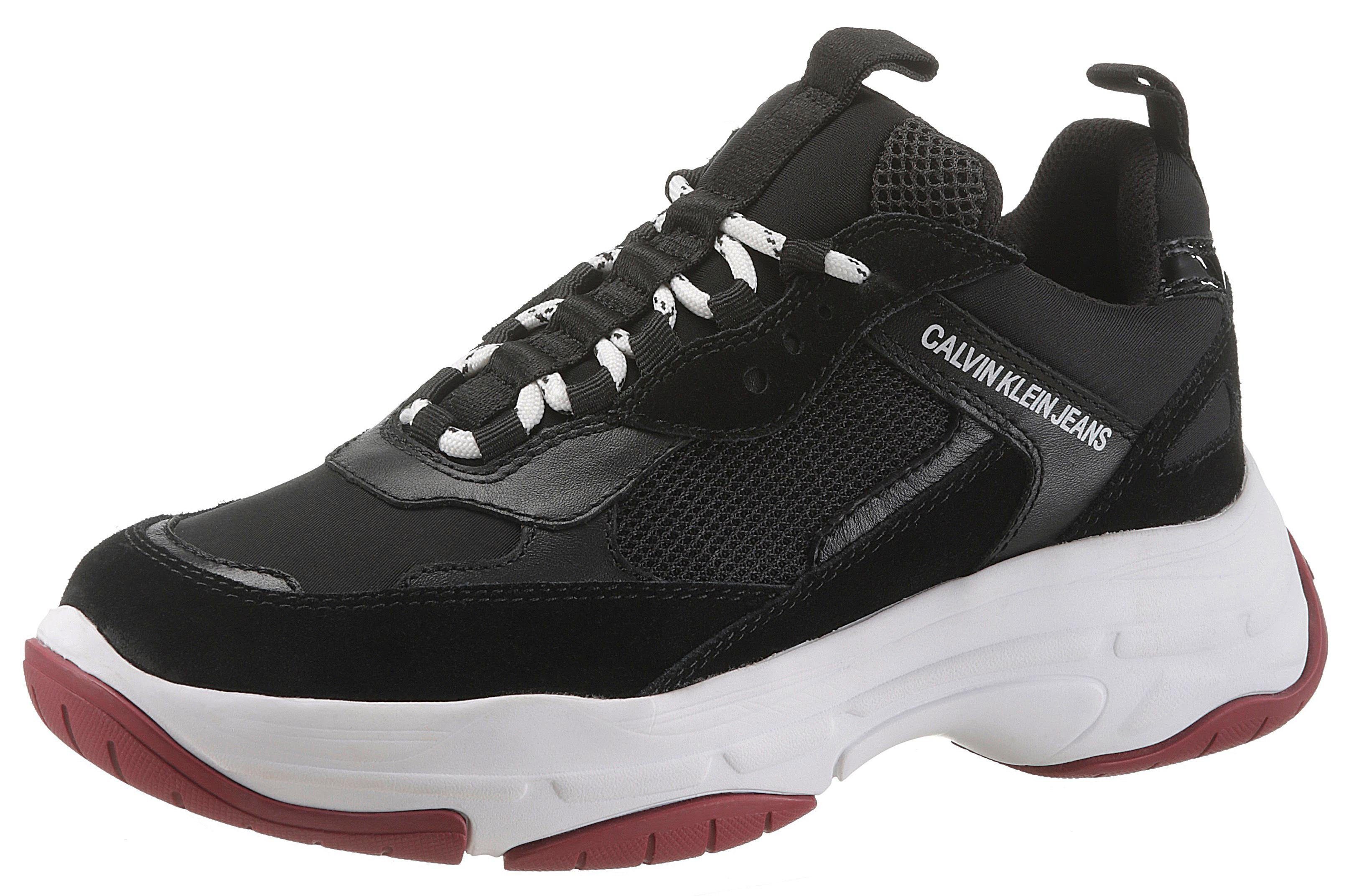 calvin klein maya chunky trainers black