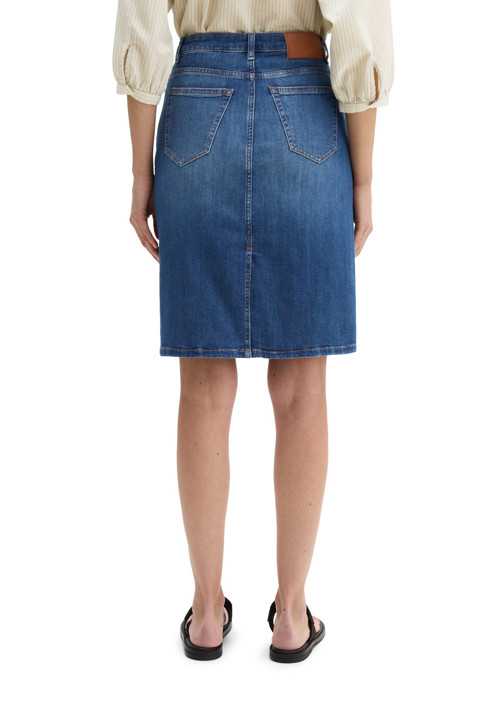 Marc O'Polo Jeansrock aus Organic Cotton-Stretch