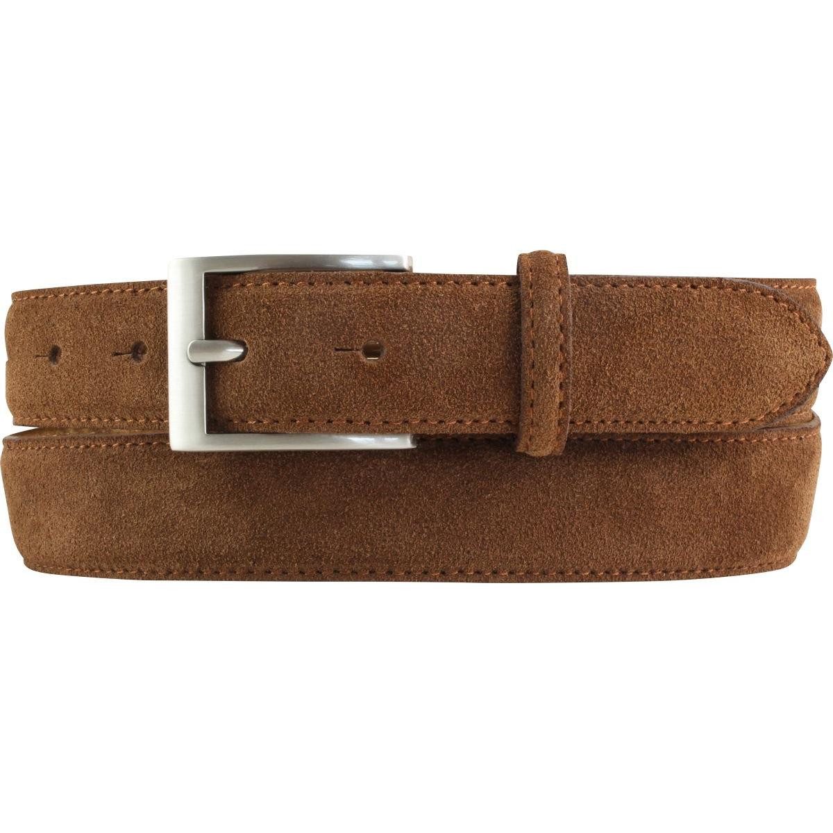 BELTINGER Ledergürtel Gürtel aus Veloursleder 3,0 cm - Weicher Velour-Ledergürtel für Herren (1-St)