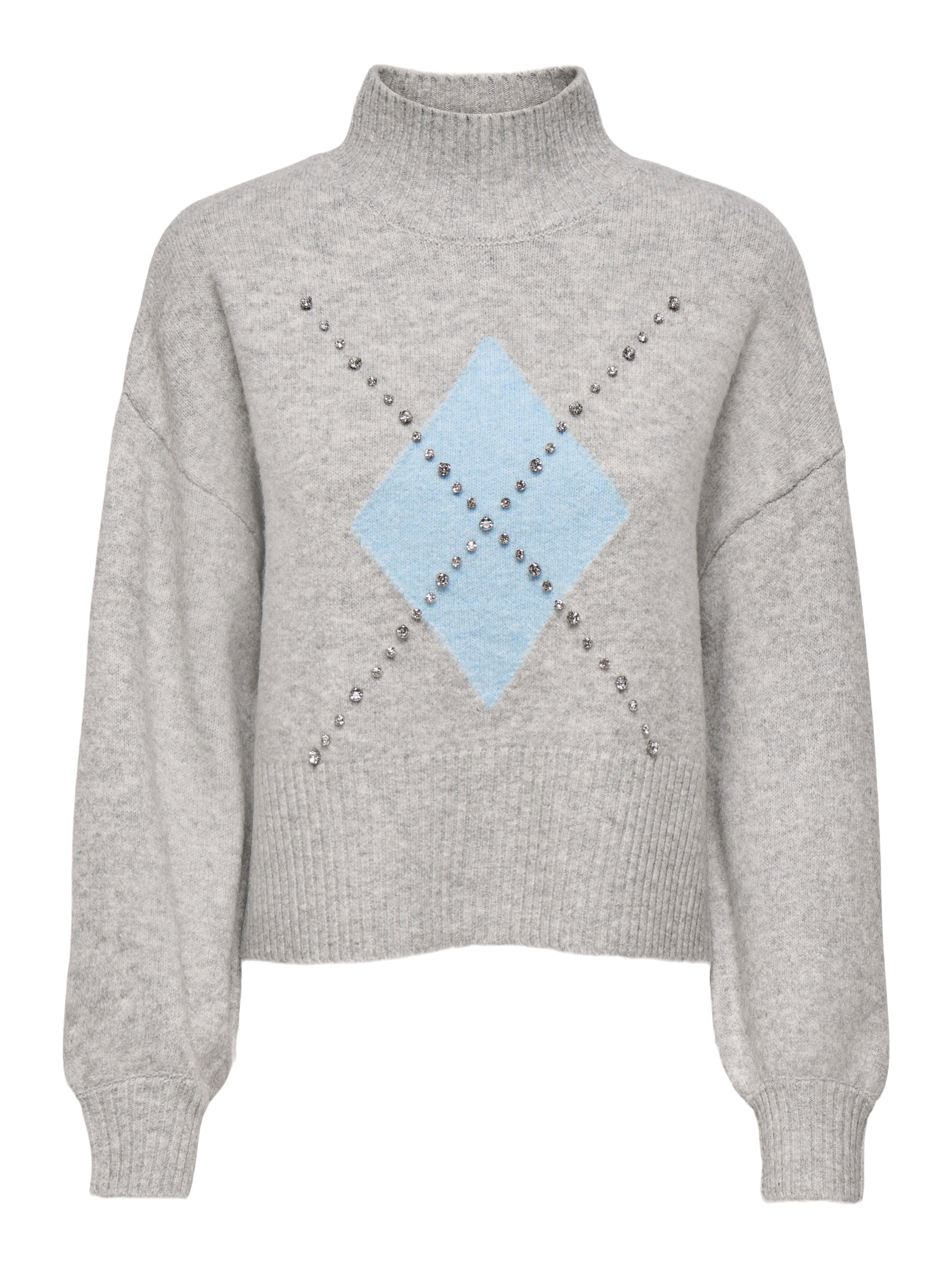 Light Grey Melange Detail:Cashmere Blue Mel/Silver Bling