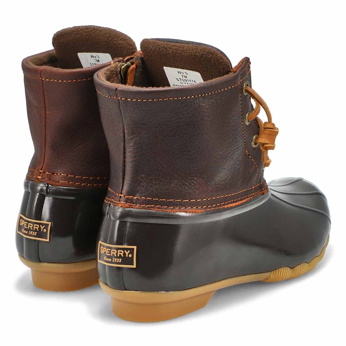 Sperry Stiefel Saltwater TAN gefüttert wasserdicht Schnürung Reißverschluß günstig online kaufen