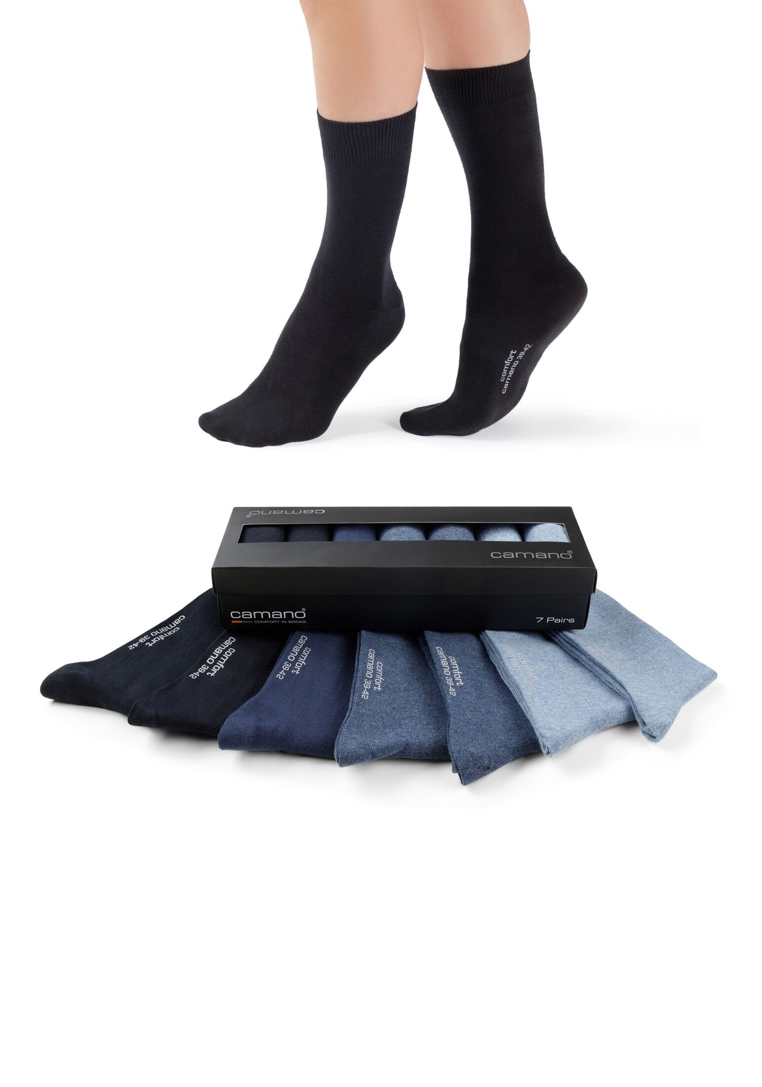 Camano Socken Sockenbox 7er Pack günstig online kaufen
