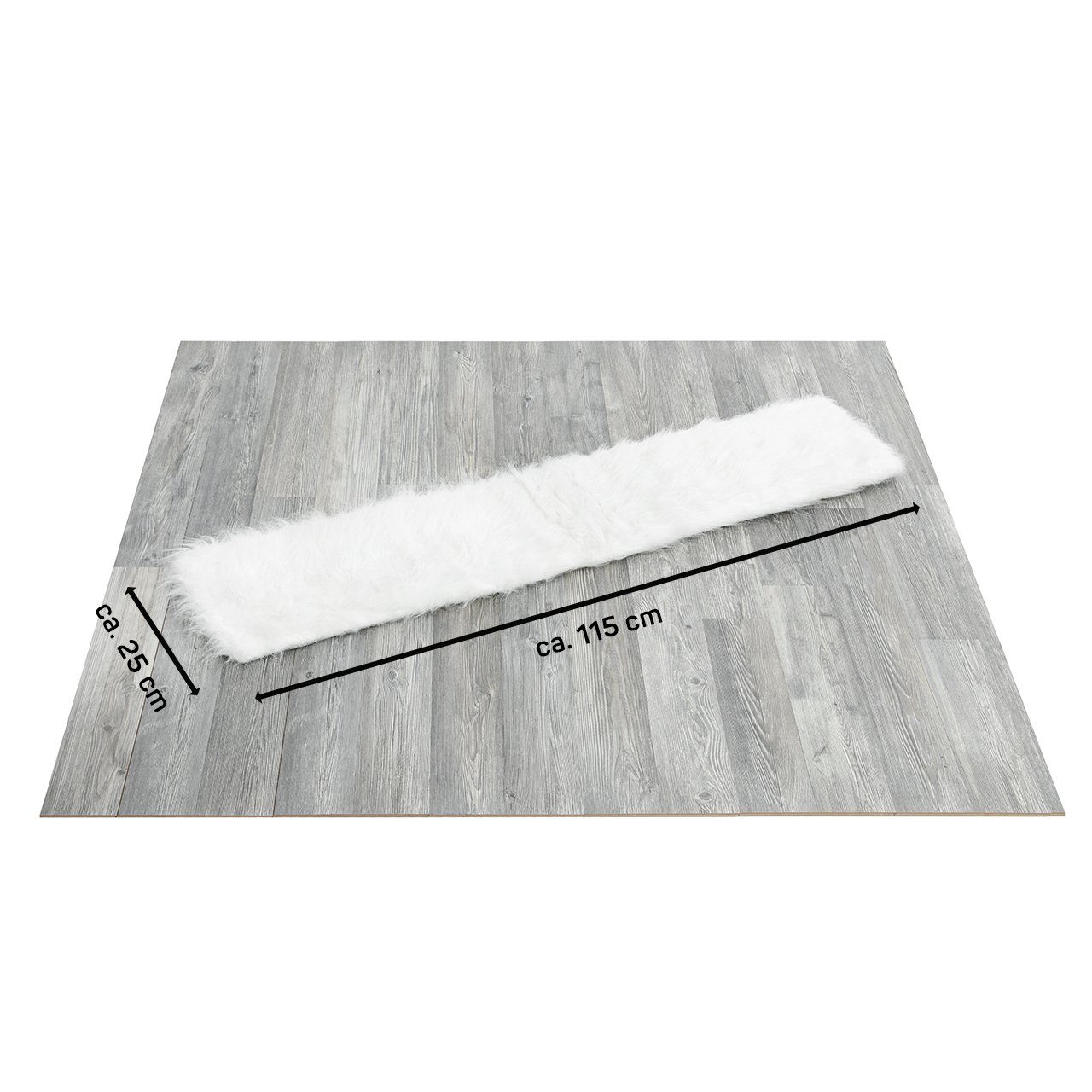 Canadian Cat Company Katzenliege Plüschmatte Fensterliege, Katzen Kuschelmatte für Fensterbank, ca. 115 cm x 25 cm