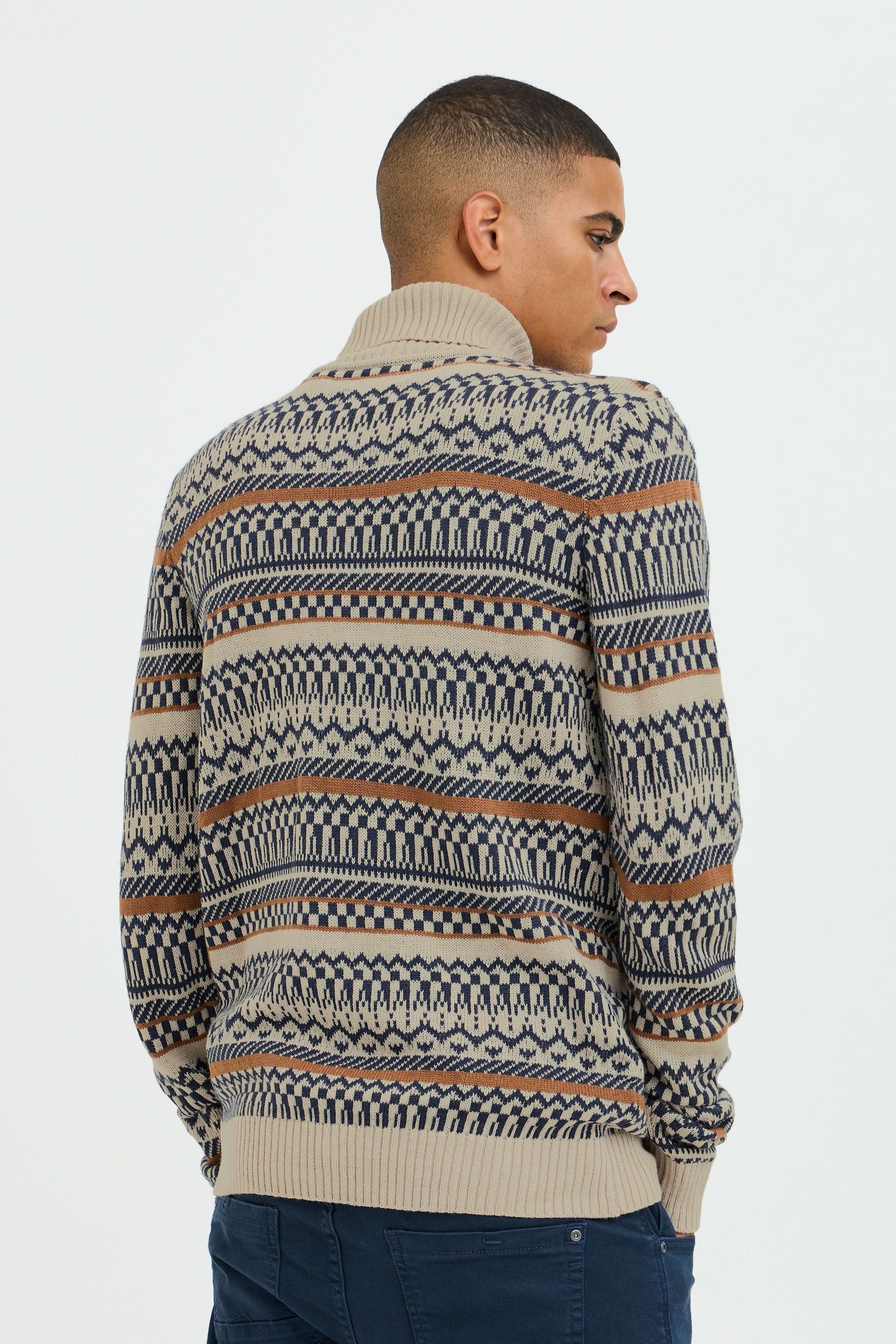 Blend Strickpullover BHPullover Klassischer Grobstrickpullover